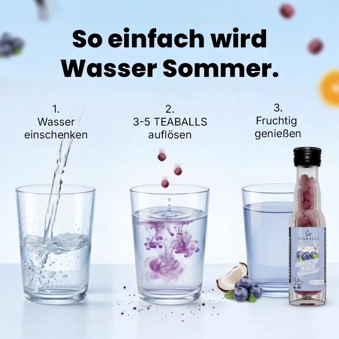 Blaubeere-Kokos — Kühl. Leicht. Sommerlich.