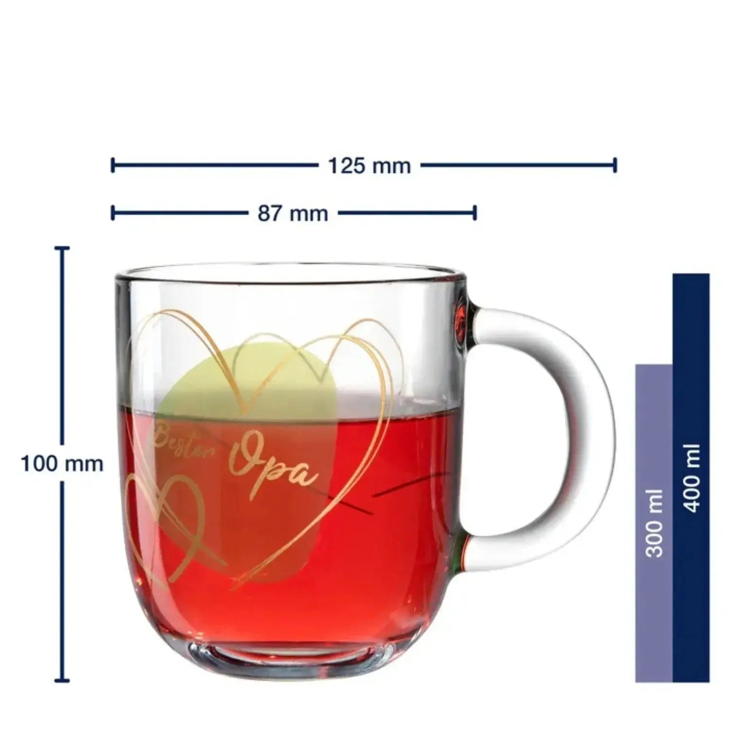 LEONARDO Glastasse - Bester Opa - TEABALLS GmbH