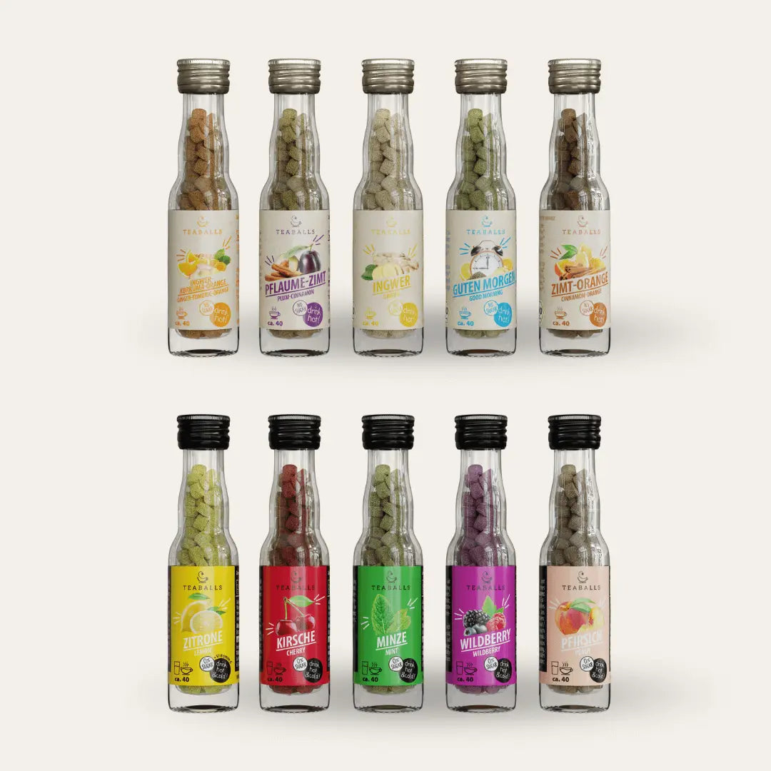 (NEU) TEABALLS - 10er Set BESTSELLER MIX Teaballs