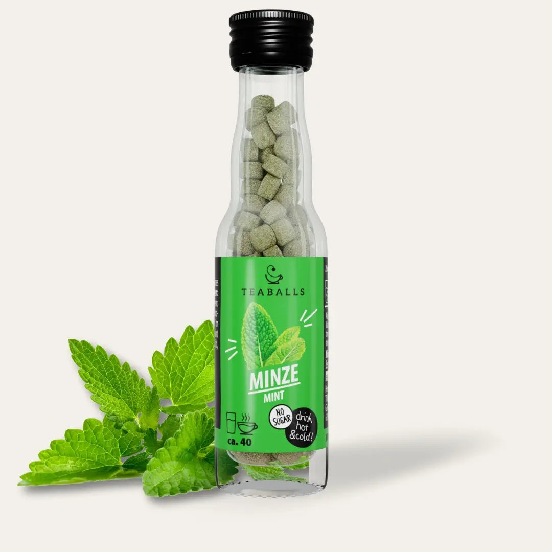 TEABALLS - 5er Set RAINBOW - HIMBEERE, ORANGE, ZITRONE, MINZE, WILDBERRY - TEABALLS GmbH