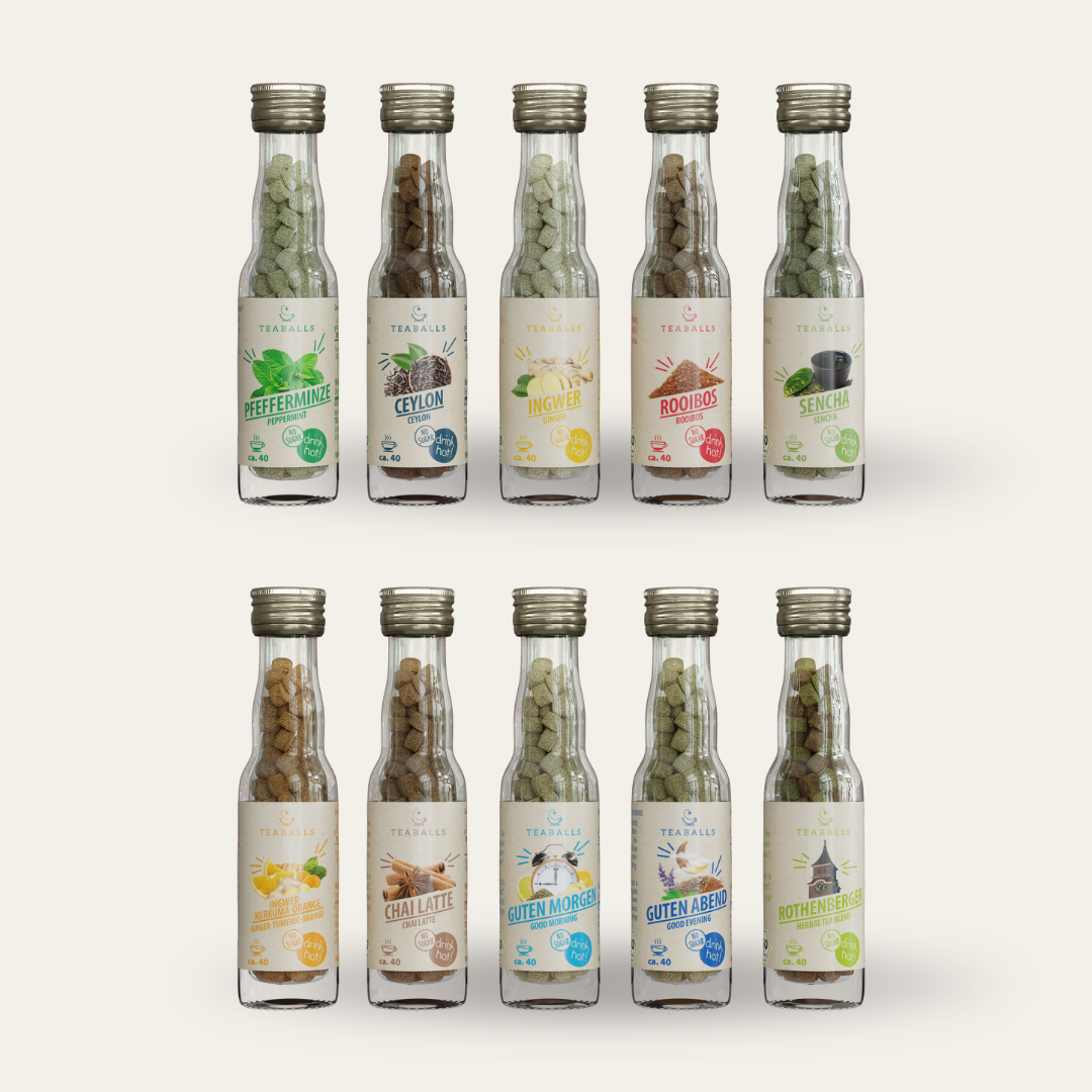 TEABALLS BIO - 10er ENTDECKER Set Teaballs