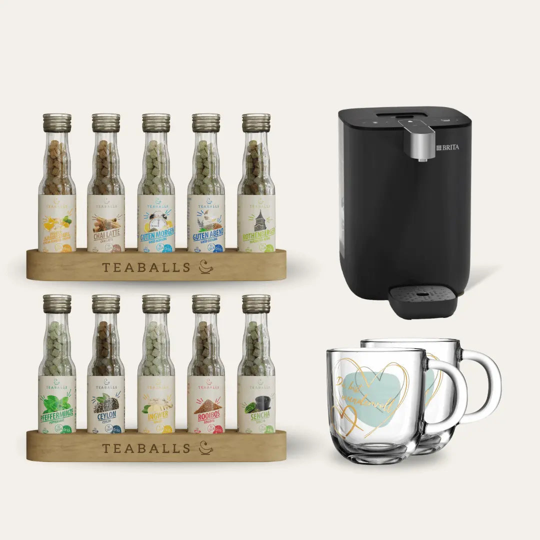 TEABALLS BIO Edition Cube At - Home Geschenkset - TEABALLS GmbH