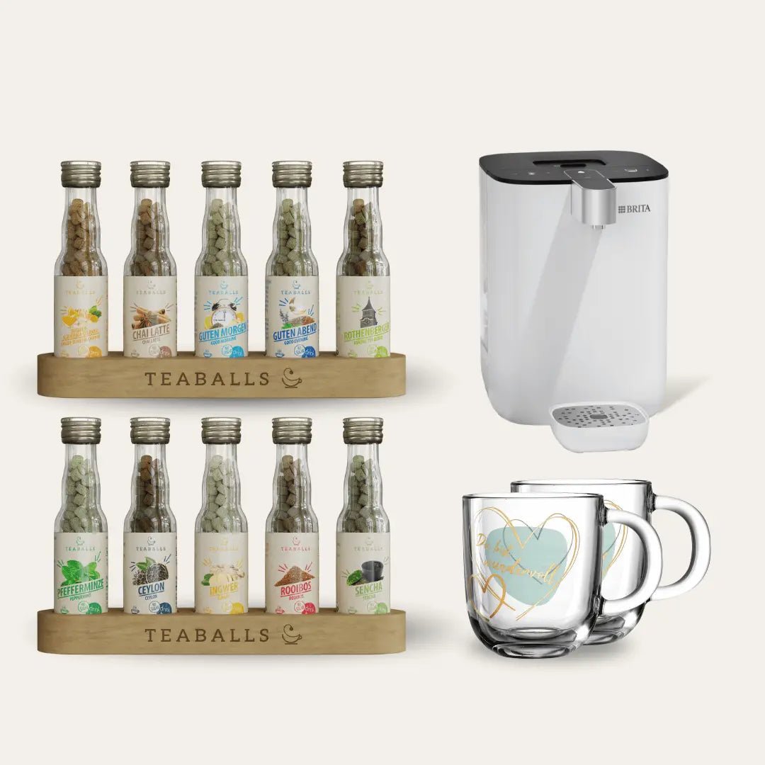 TEABALLS BIO Edition Cube At - Home Geschenkset - TEABALLS GmbH