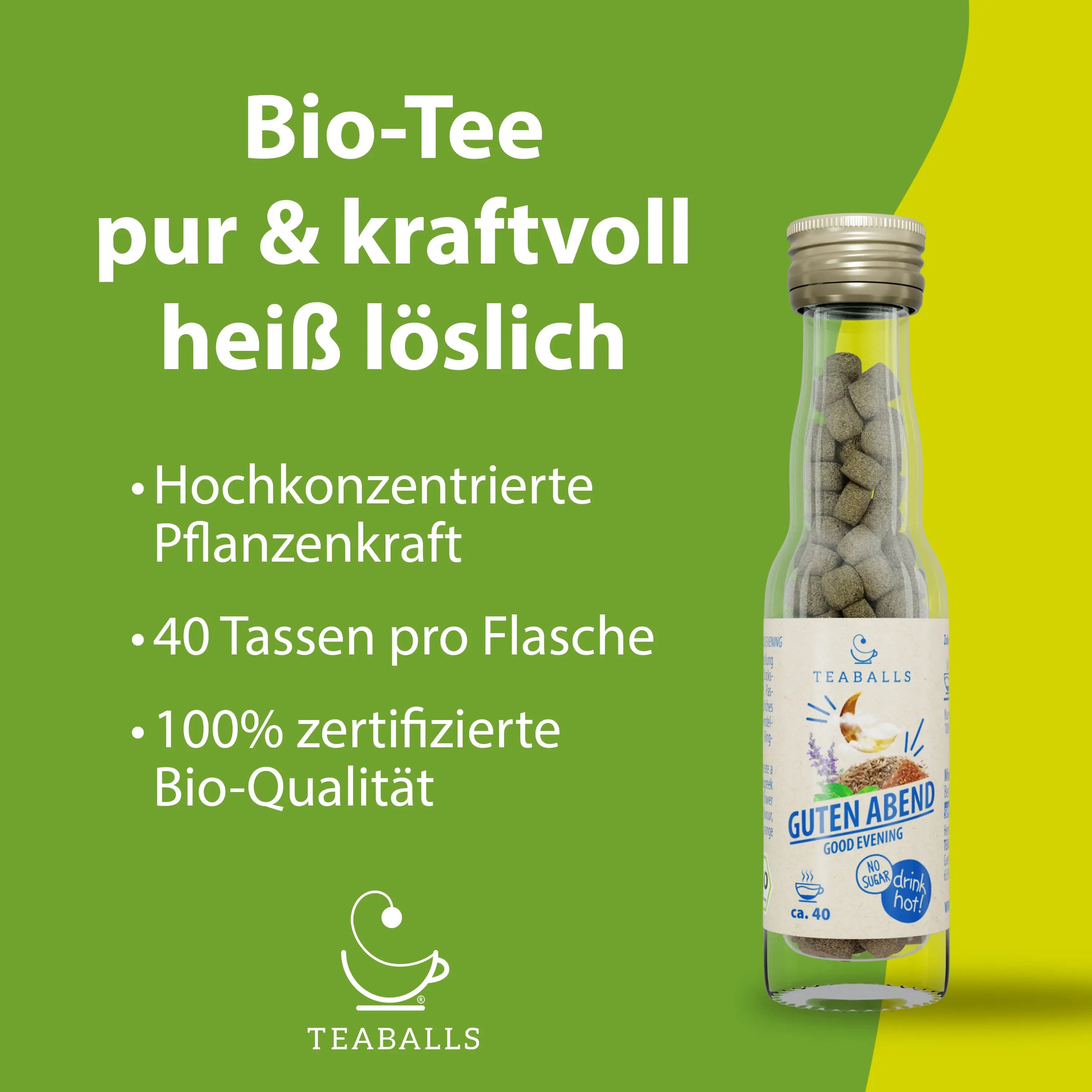 TEABALLS BIO – GUTEN ABEND TEE - TEABALLS GmbH