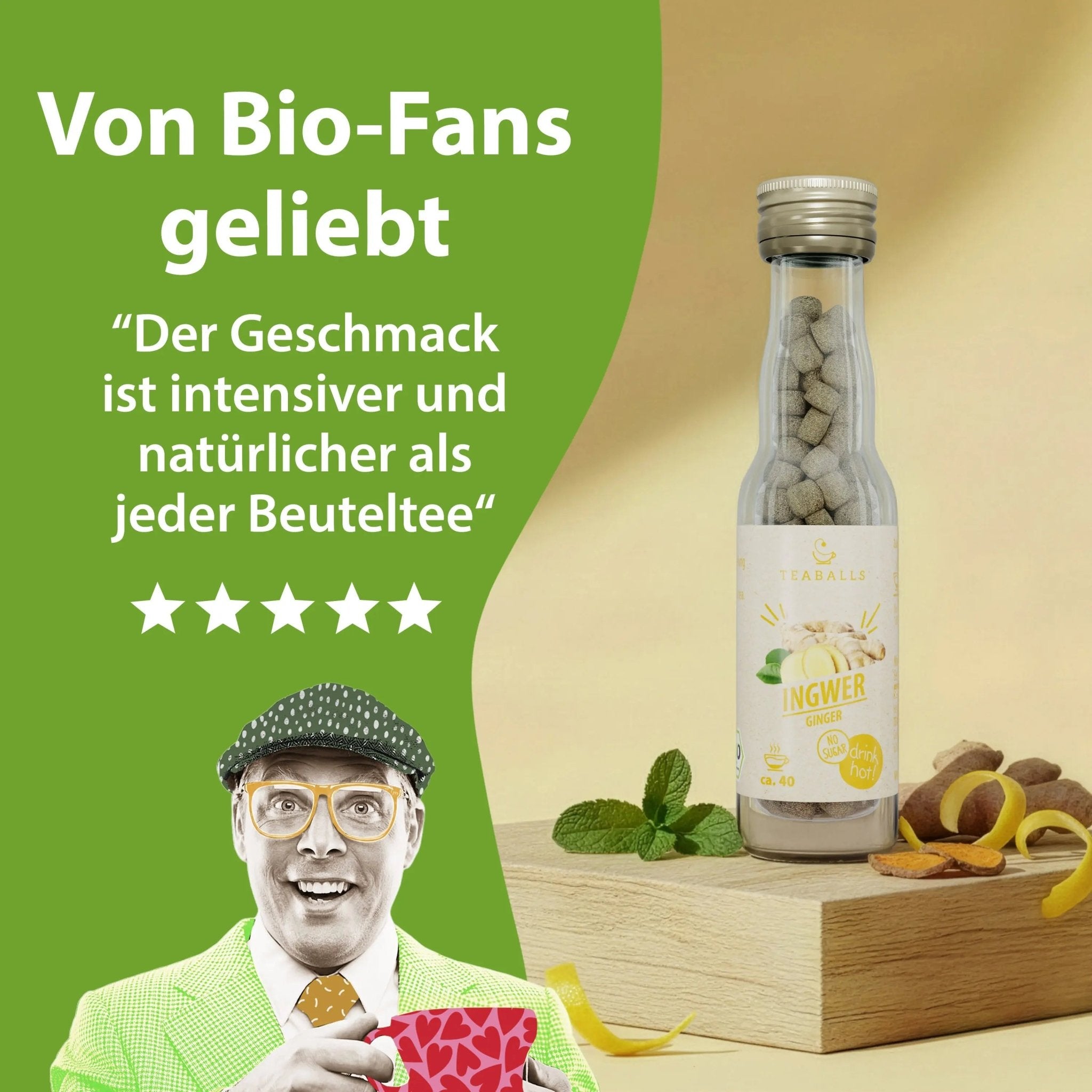 TEABALLS BIO – INGWER - TEABALLS GmbH