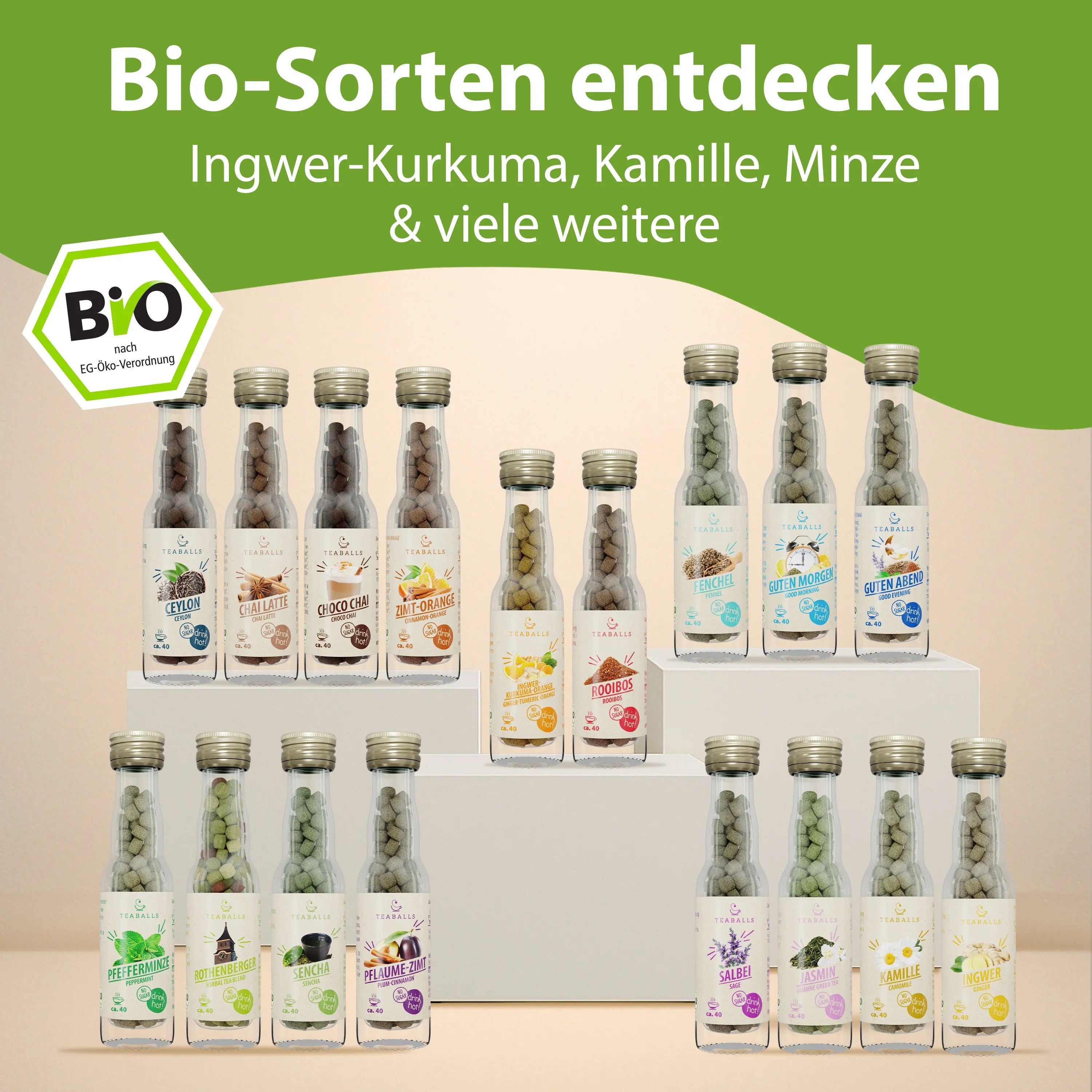 TEABALLS BIO – INGWER KURKUMA ORANGE - TEABALLS GmbH