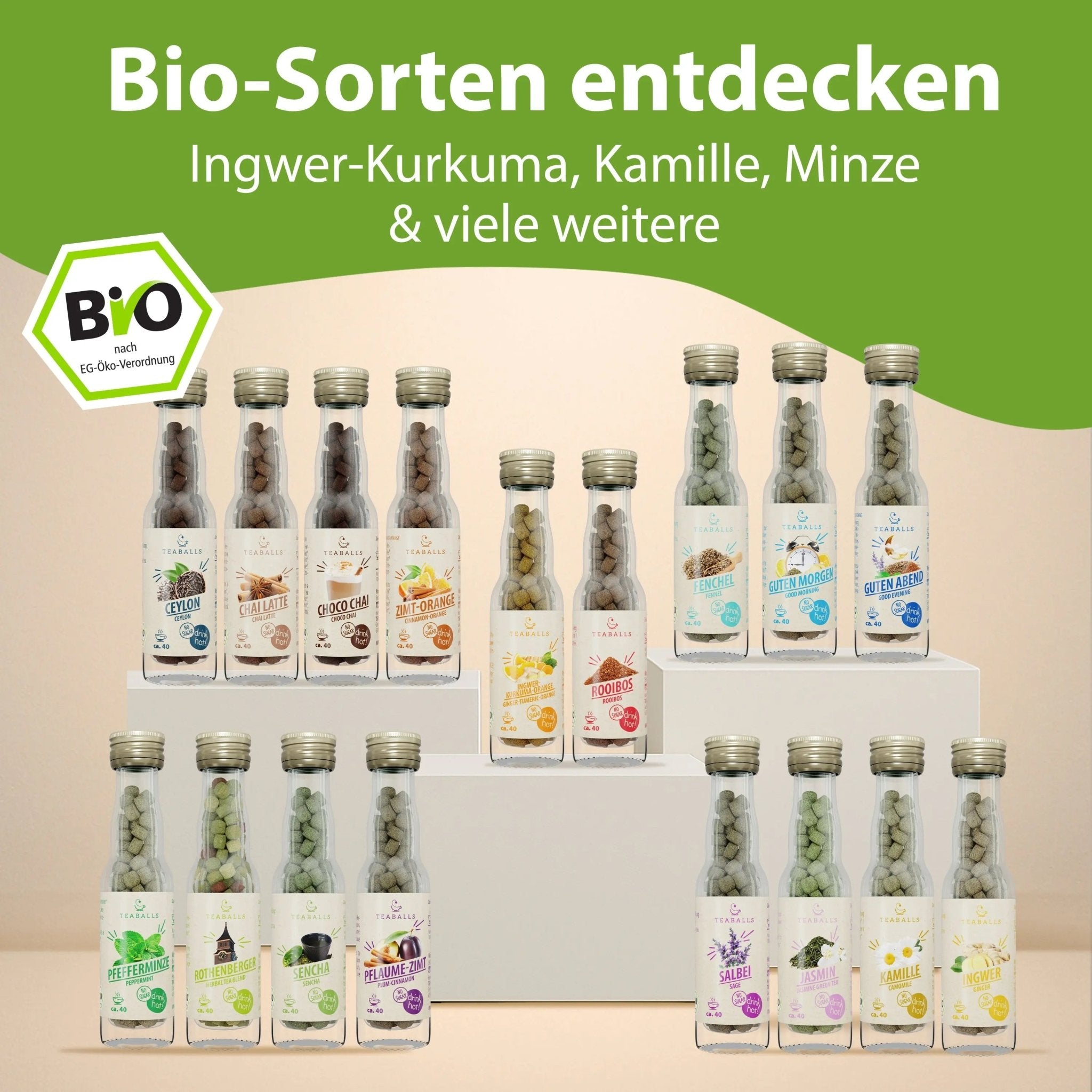 TEABALLS BIO - JASMIN GRÜNER TEE - TEABALLS GmbH