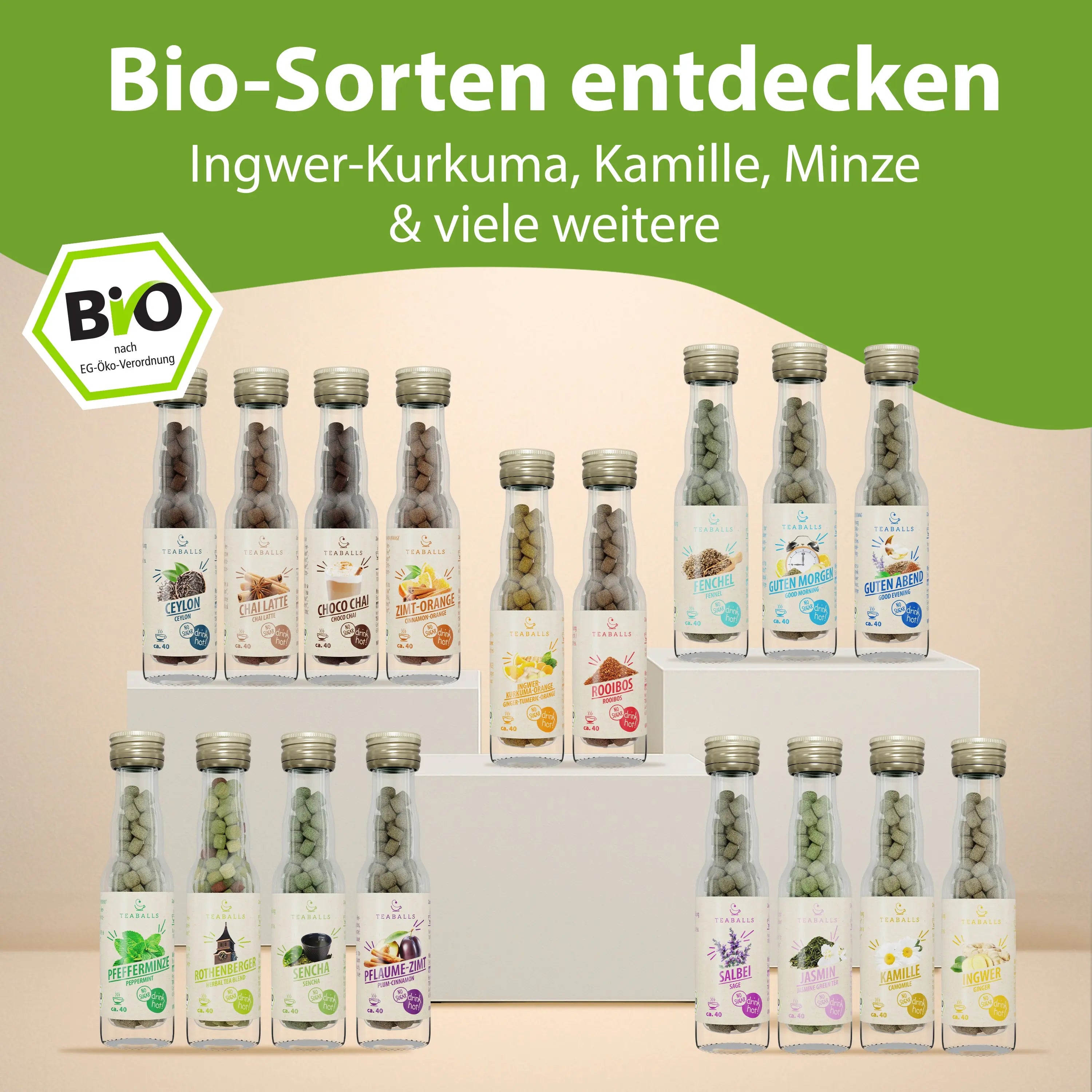 TEABALLS BIO - JASMIN GRÜNER TEE - TEABALLS GmbH