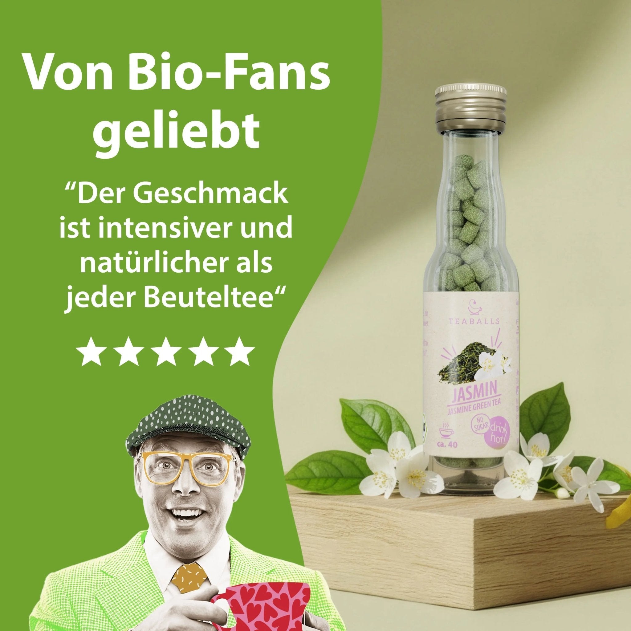 TEABALLS BIO - JASMIN GRÜNER TEE - TEABALLS GmbH