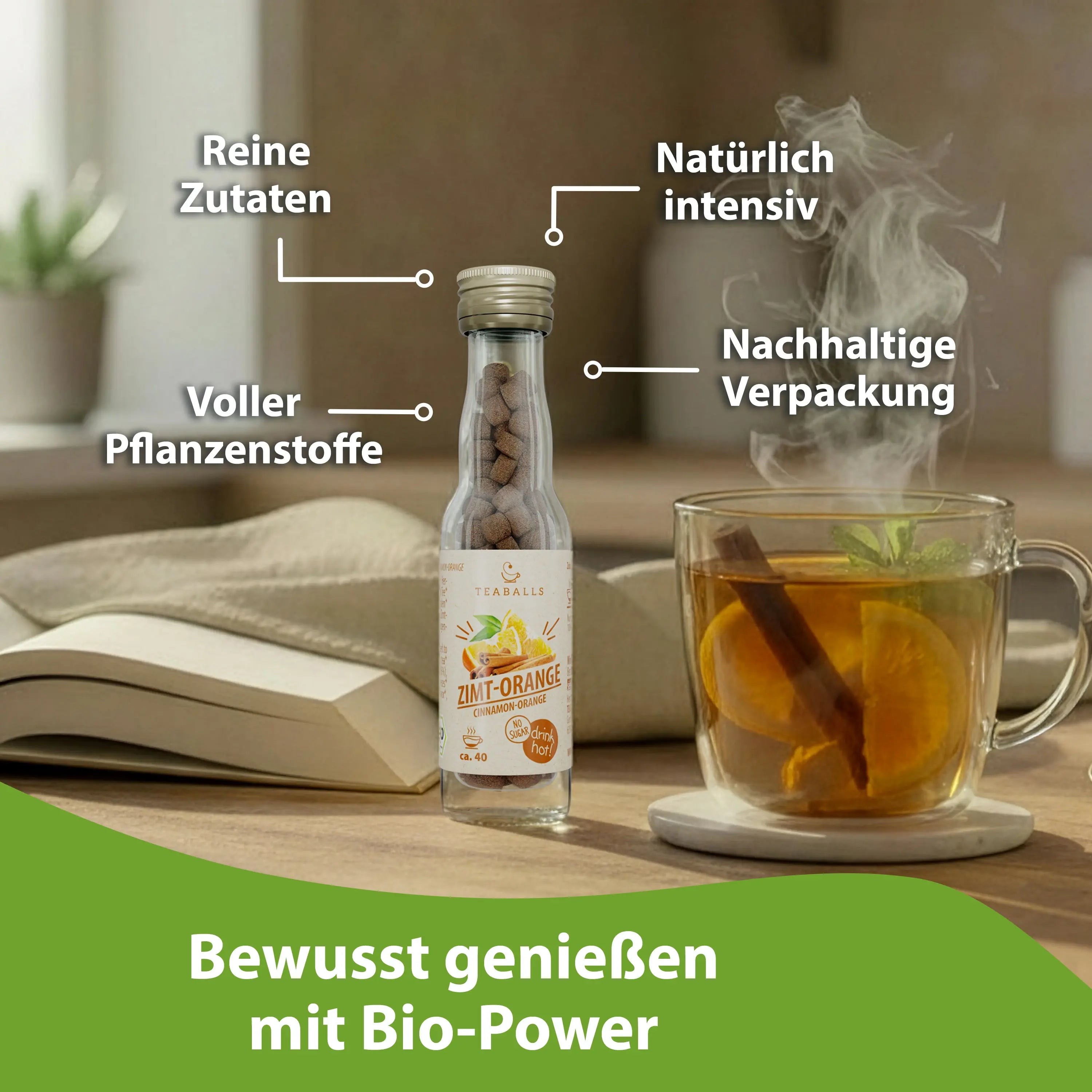 TEABALLS BIO - ZIMT ORANGE - TEABALLS GmbH