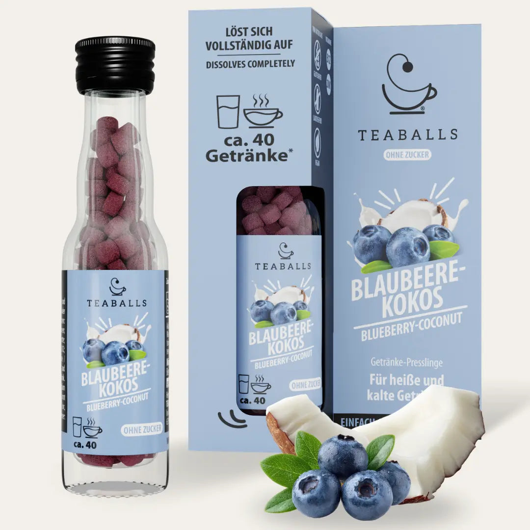 TEABALLS - BLAUBEERE-KOKOS - TEABALLS GmbH