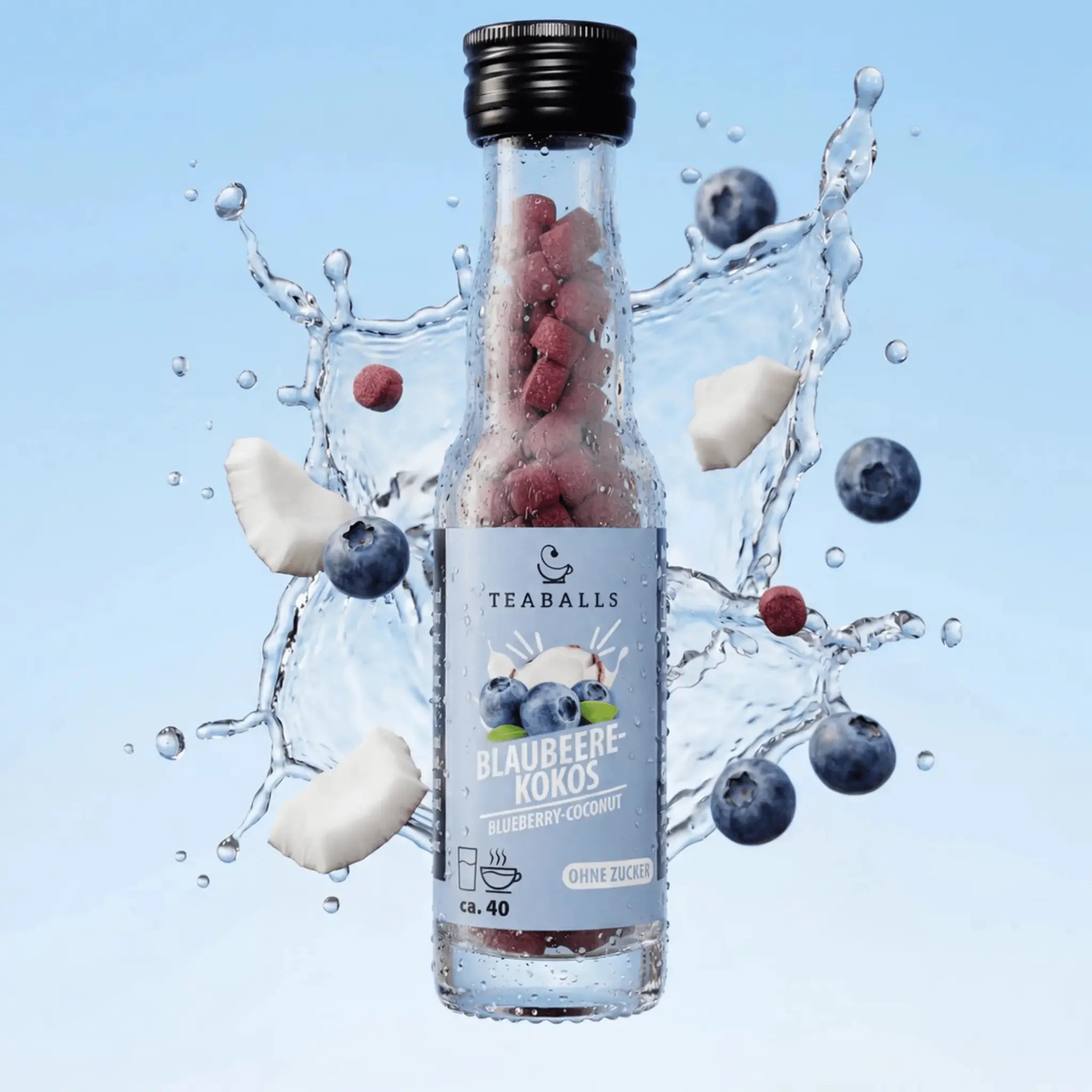 TEABALLS - BLAUBEERE-KOKOS VIP - TEABALLS GmbH