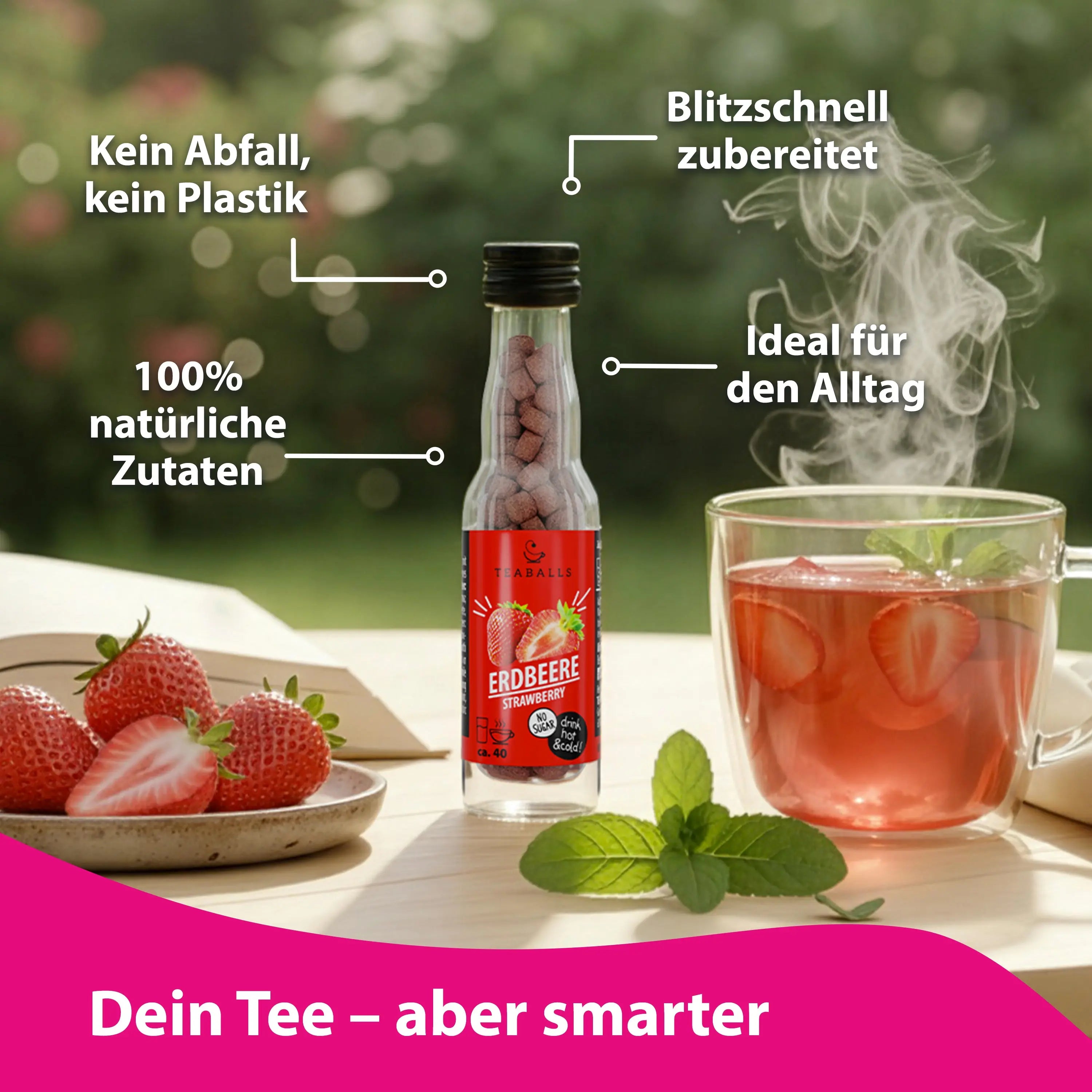 TEABALLS - ERDBEERE - TEABALLS GmbH