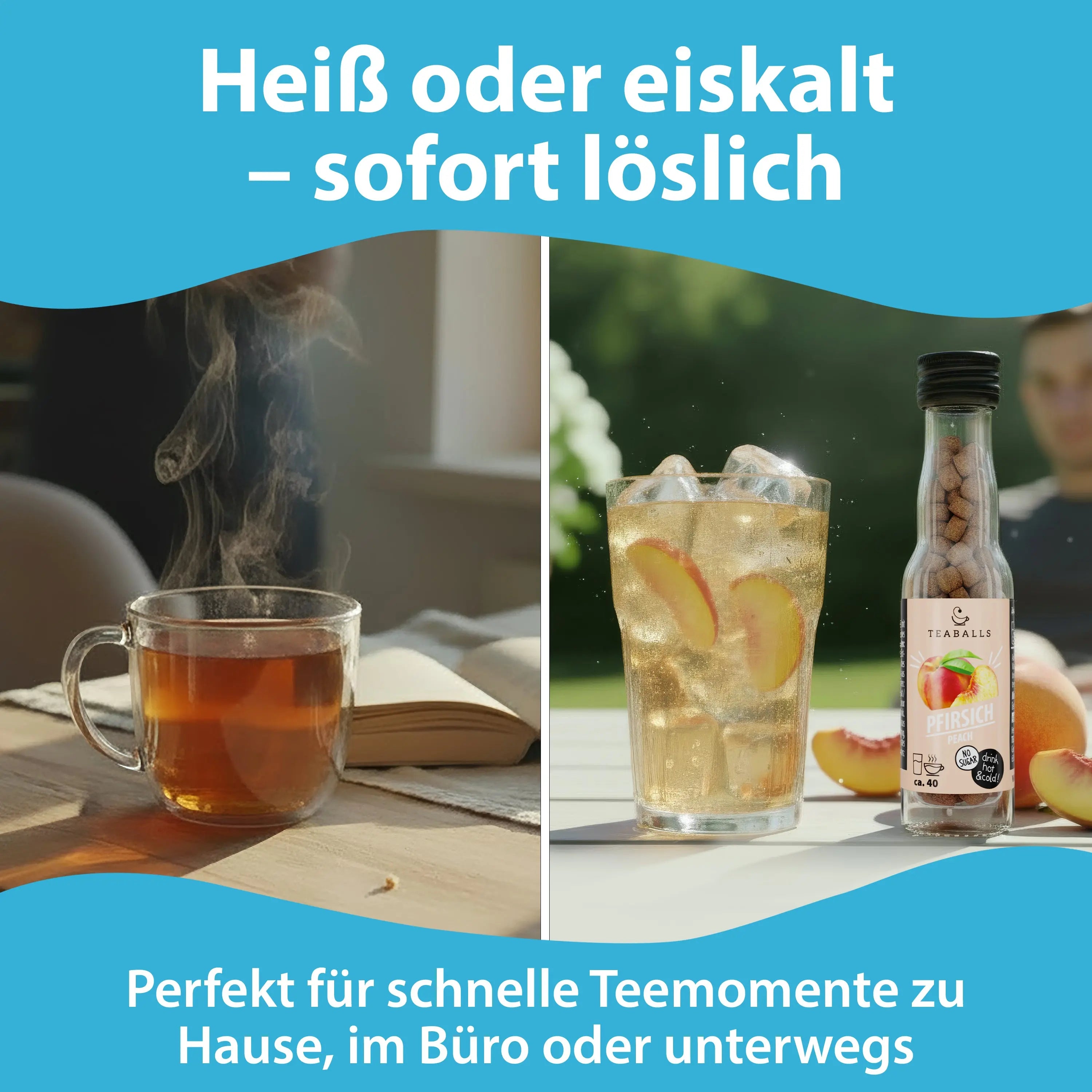 TEABALLS - PFIRSICH - TEABALLS GmbH