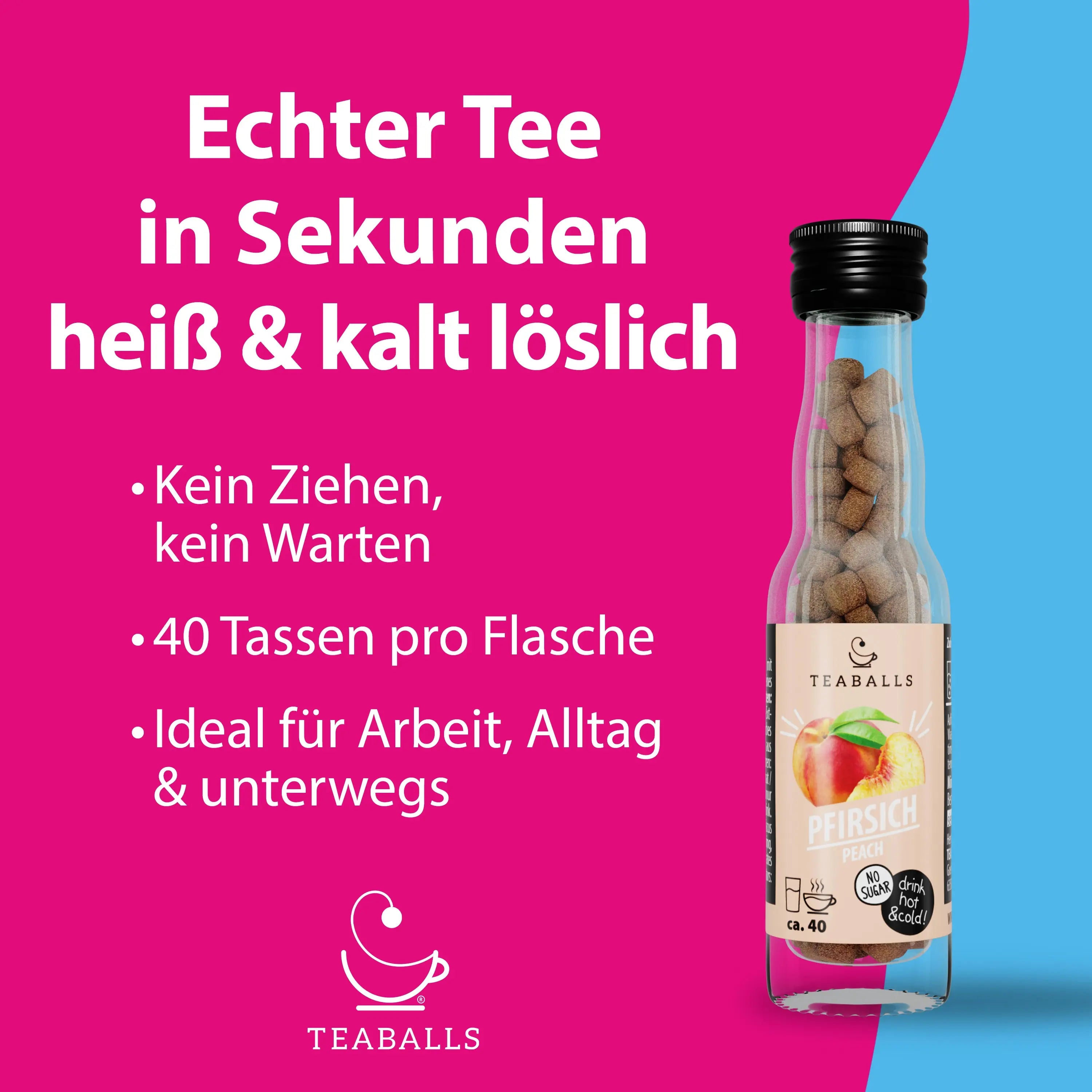 TEABALLS - PFIRSICH - TEABALLS GmbH