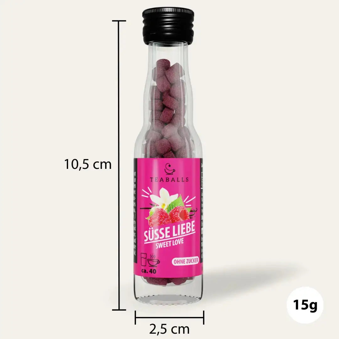 TEABALLS - SÜSSE LIEBE - HIMBEERE & VANILLE - TEABALLS GmbH