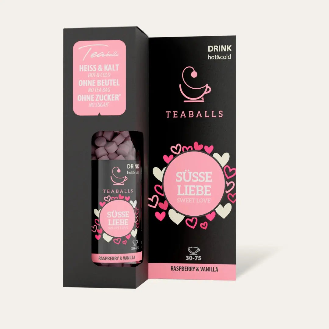 TEABALLS - SÜSSE LIEBE - HIMBEERE & VANILLE LIMITED EDITION TEABALLS