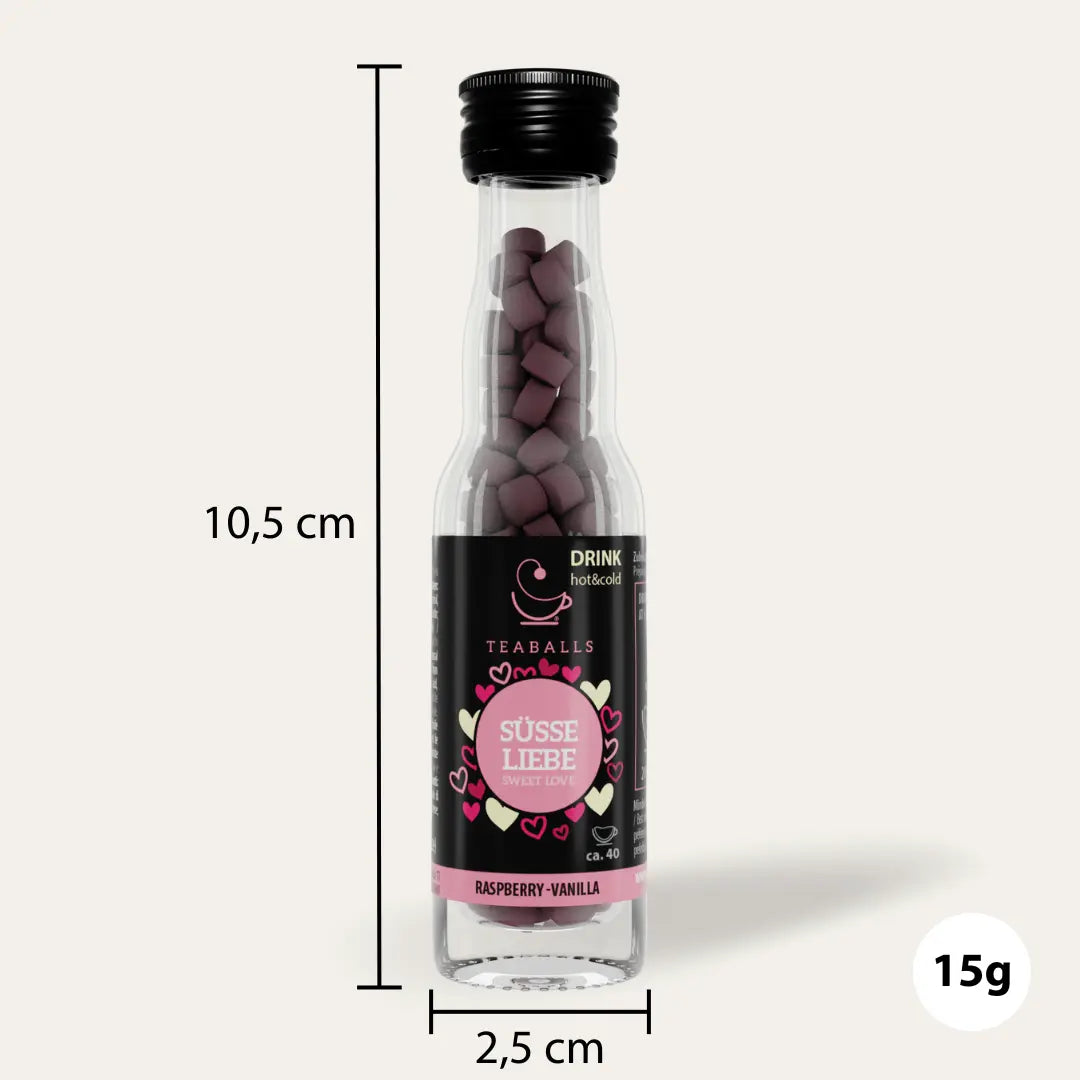 TEABALLS - SÜSSE LIEBE - HIMBEERE & VANILLE LIMITED EDITION - TEABALLS GmbH