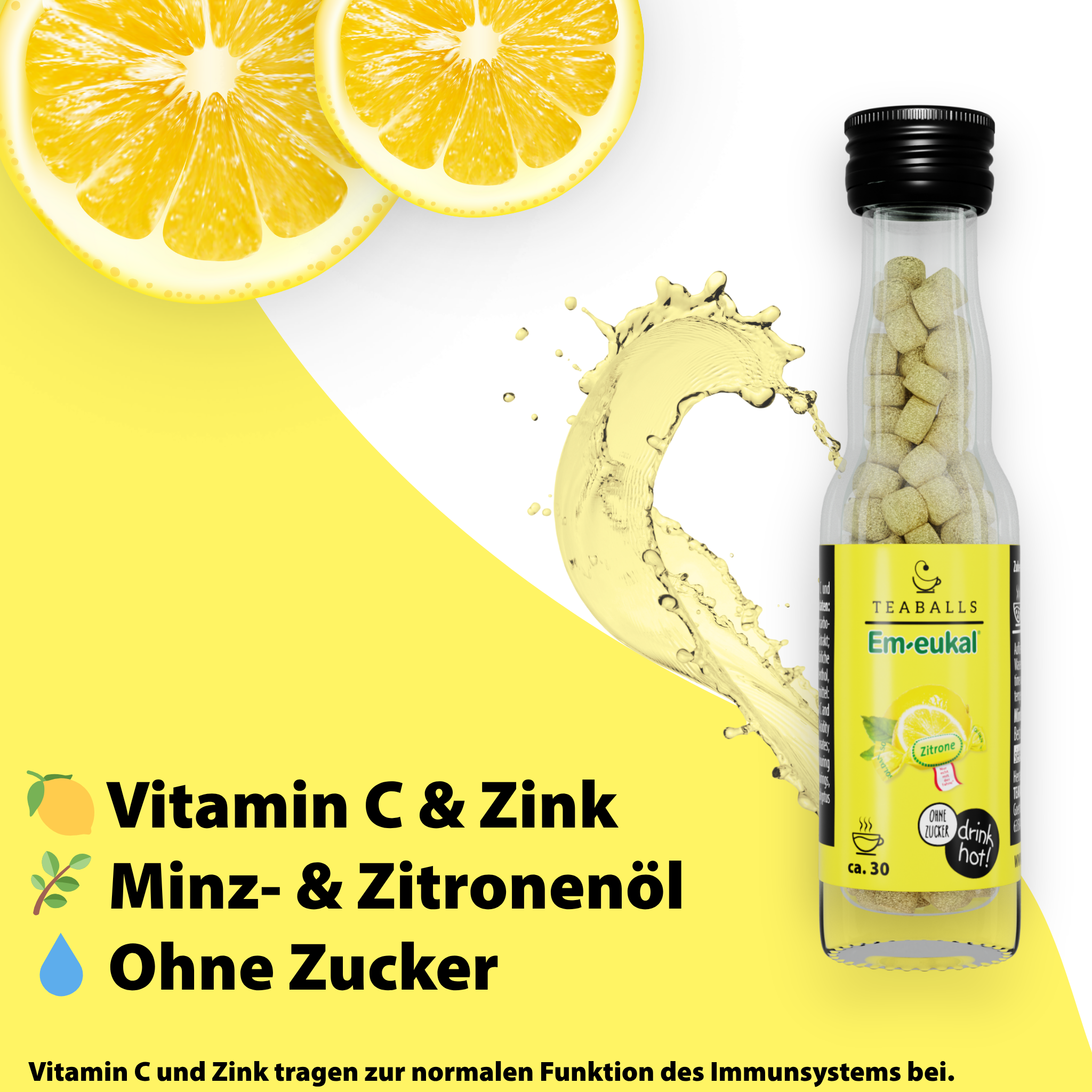 TEABALLS x Em-eukal Zitrone TEABALLS GmbH