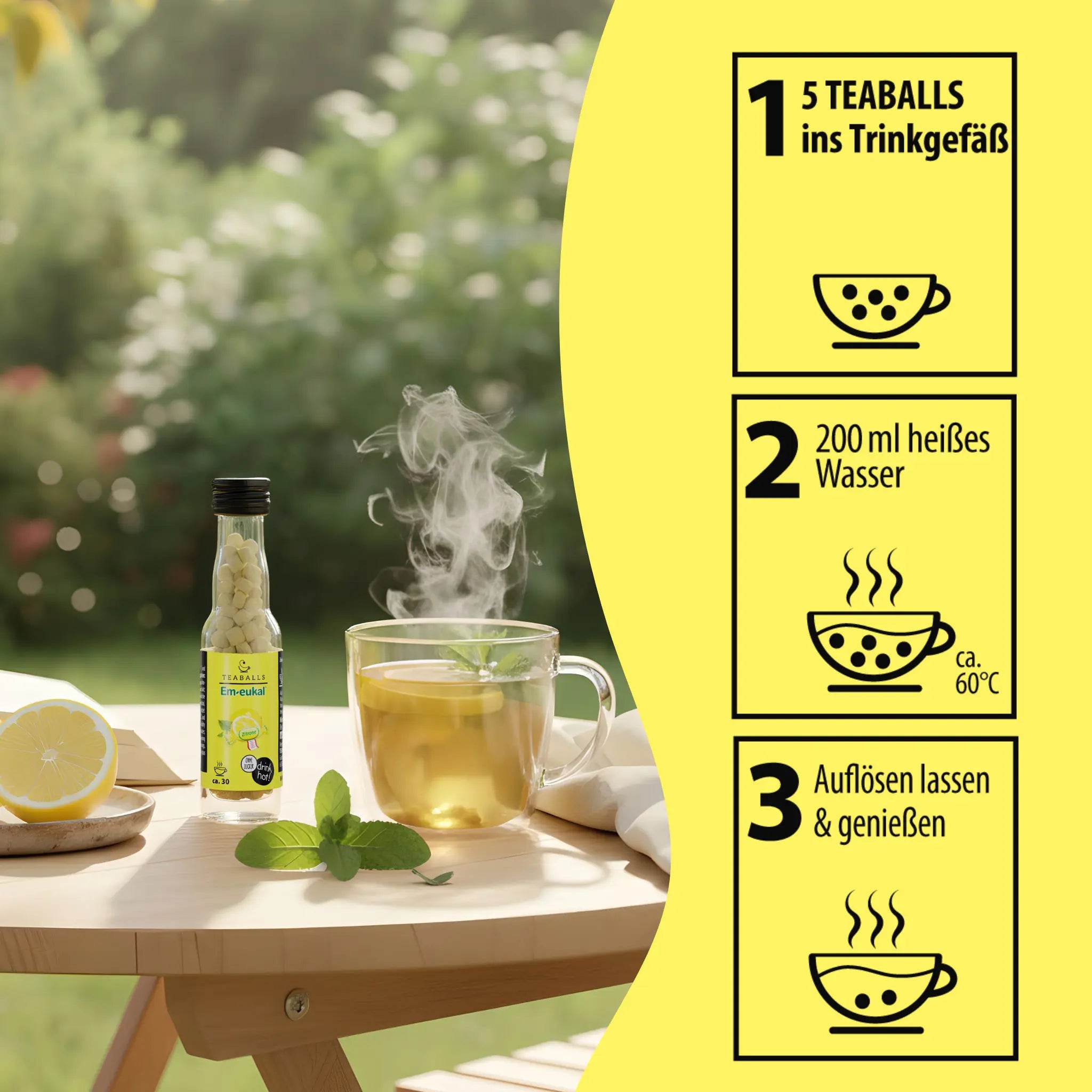 TEABALLS x Em-eukal Zitrone TEABALLS GmbH