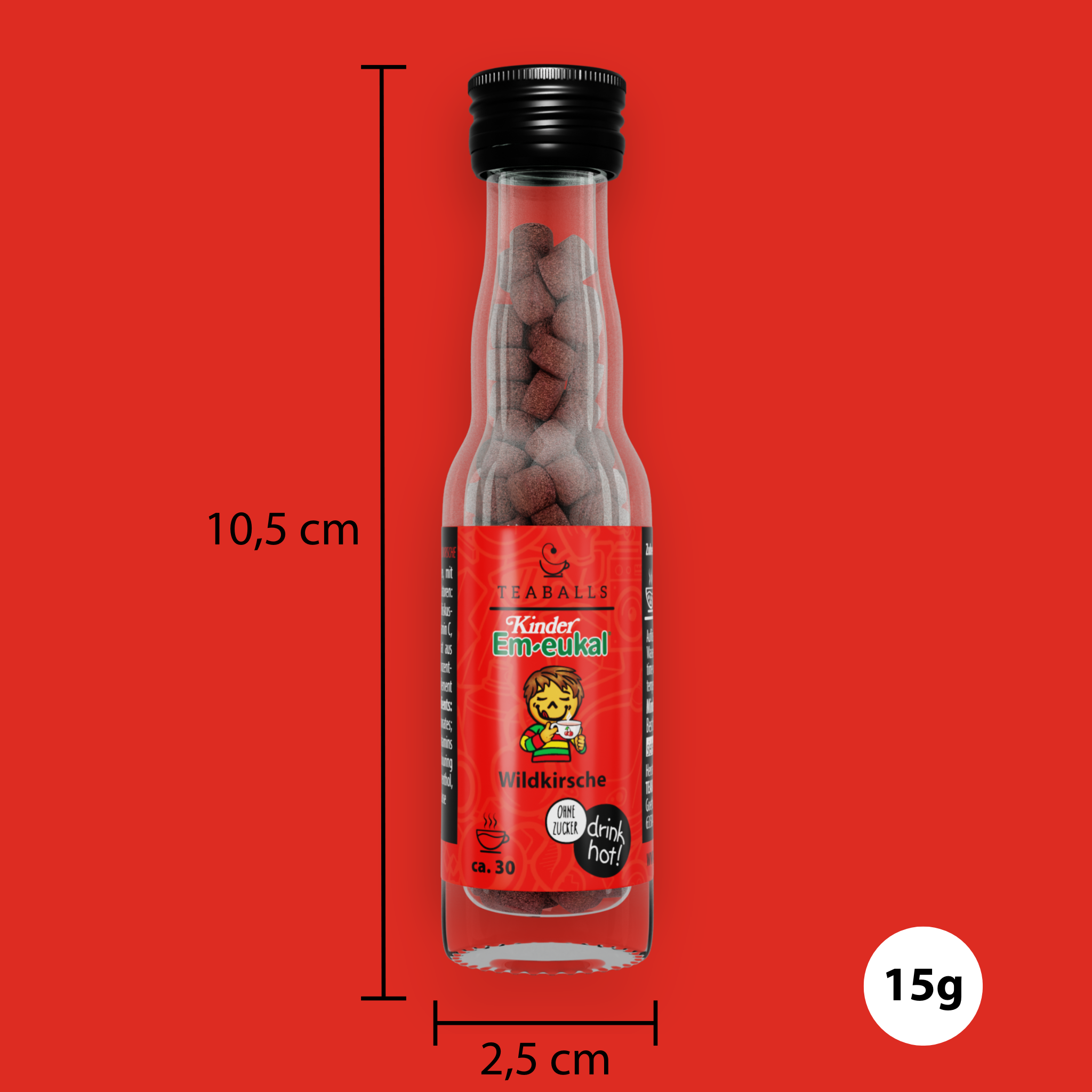 TEABALLS x Kinder Em-eukal Wildkirsche TEABALLS GmbH