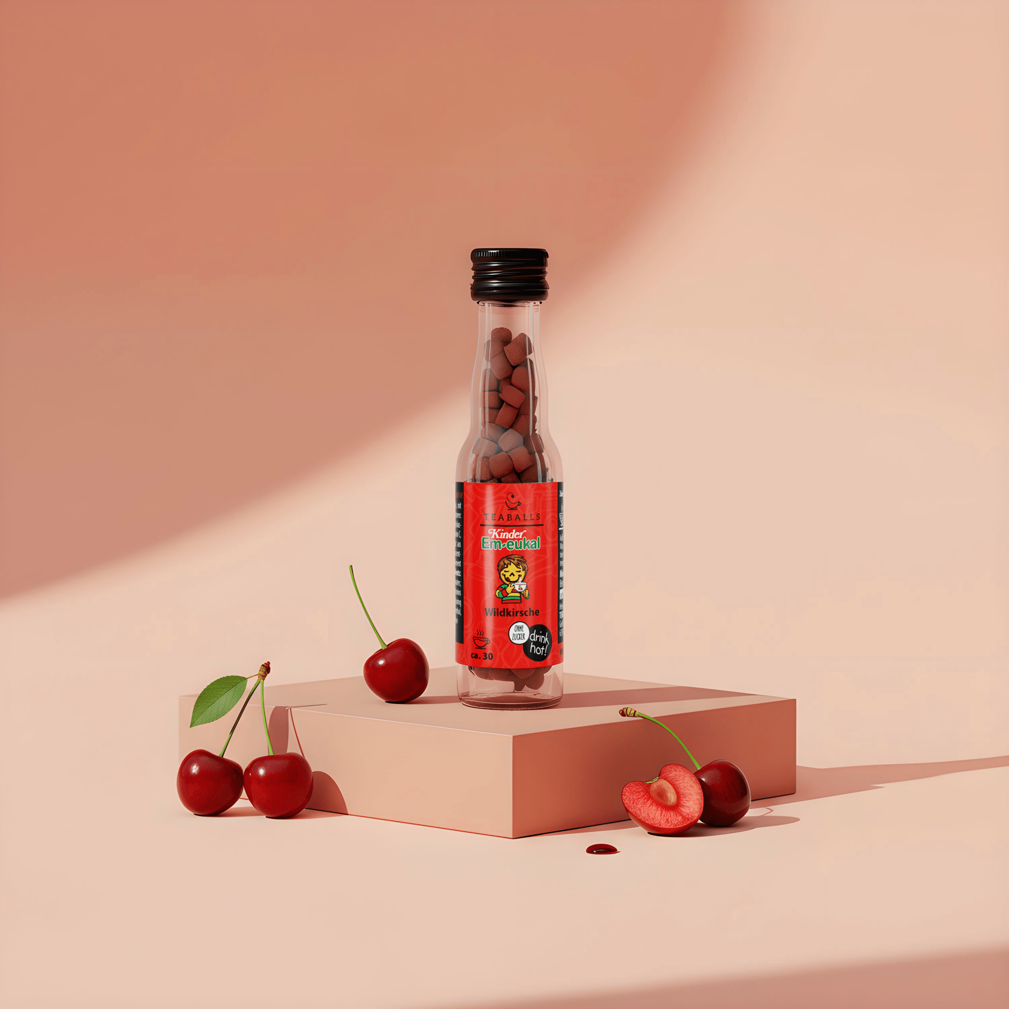 TEABALLS x Kinder Em - eukal Wildkirsche - TEABALLS GmbH