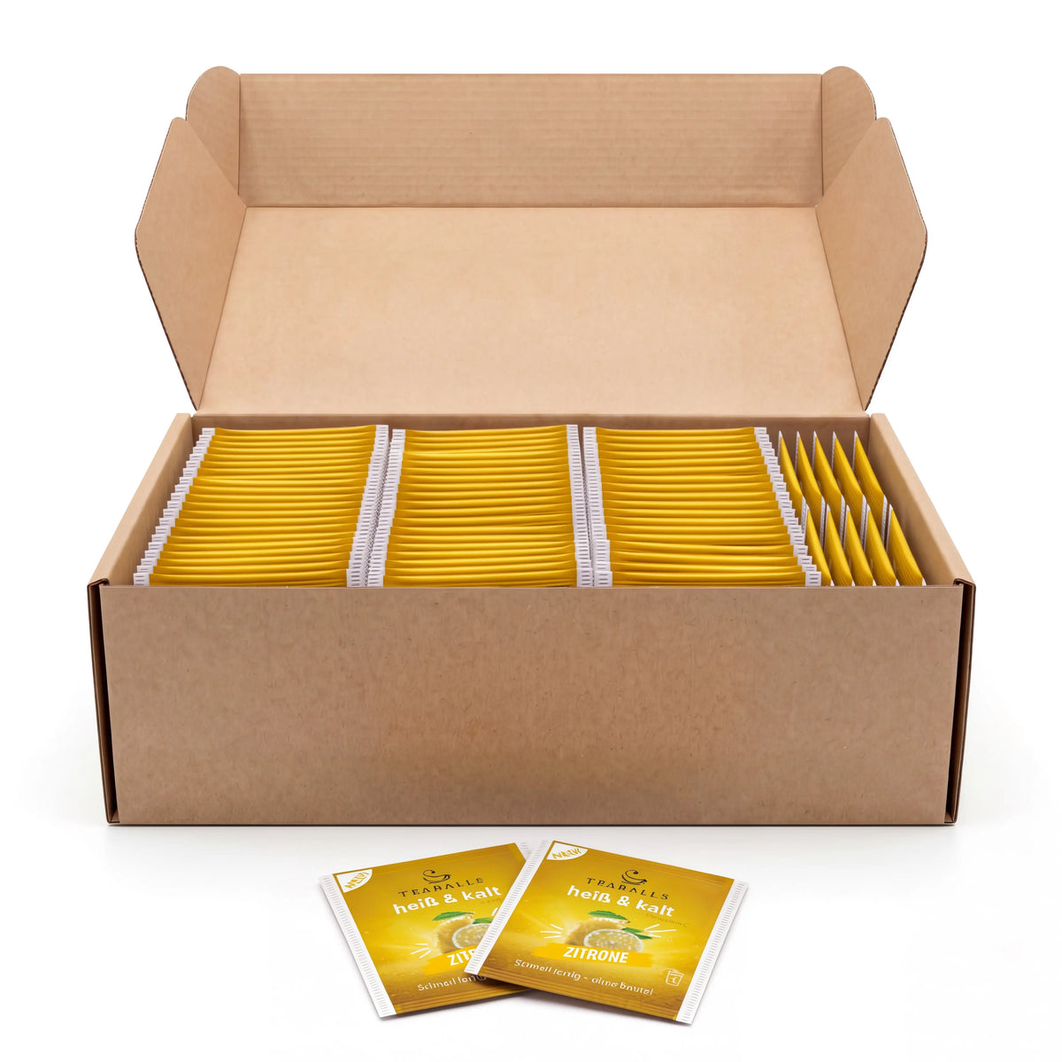 TEABALLS ZITRONE – 100er Sachetbox