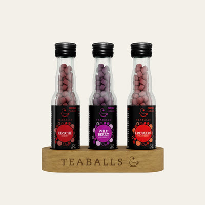 3er Set Fruit Mix I Erdbeere, Wildberry, Kirsche - Teaballs