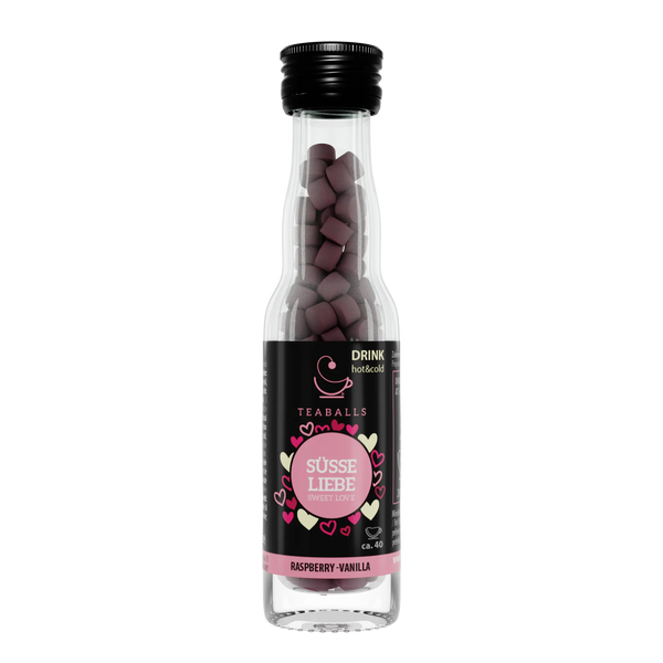 TEABALLS - SÜSSE LIEBE - HIMBEERE & VANILLE LIMITED EDITION TEABALLS