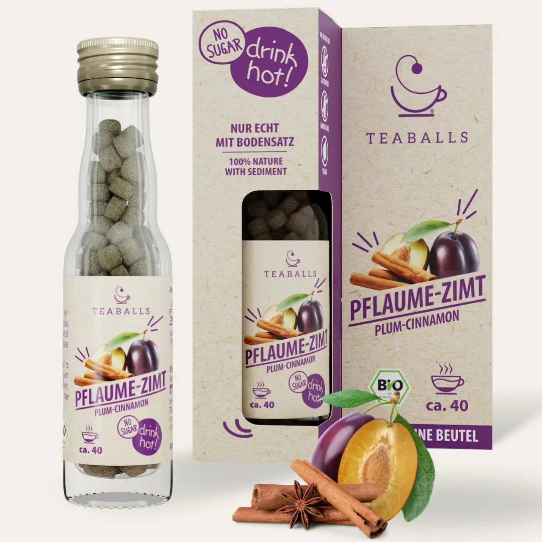 TEABALLS BIO – PFLAUME ZIMT
