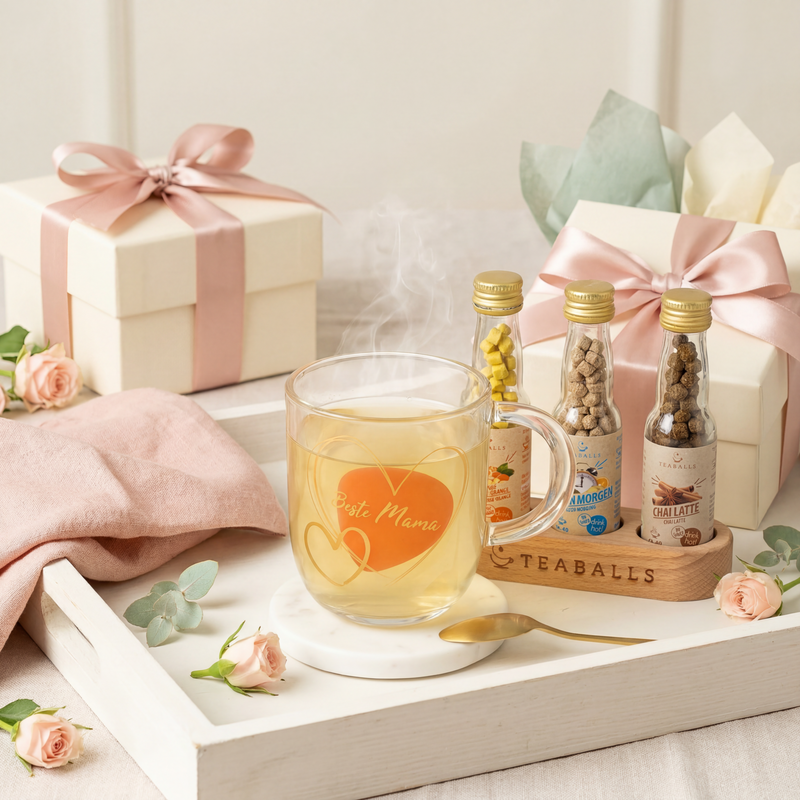 Muttertagsgeschenk zusammenstellen