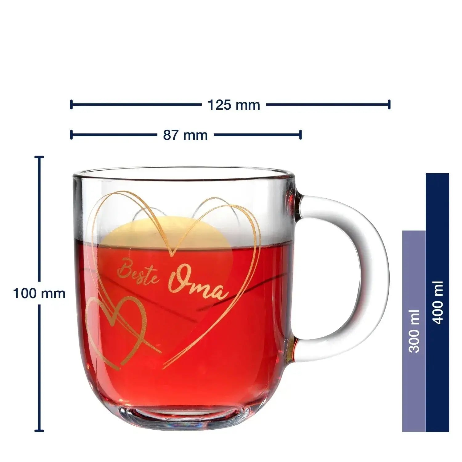 LEONARDO Glastasse - Beste Oma - TEABALLS GmbH