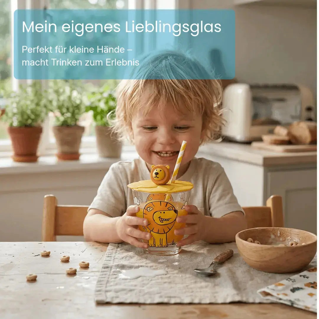 LEONARDO Glastasse - Löwe - TEABALLS GmbH