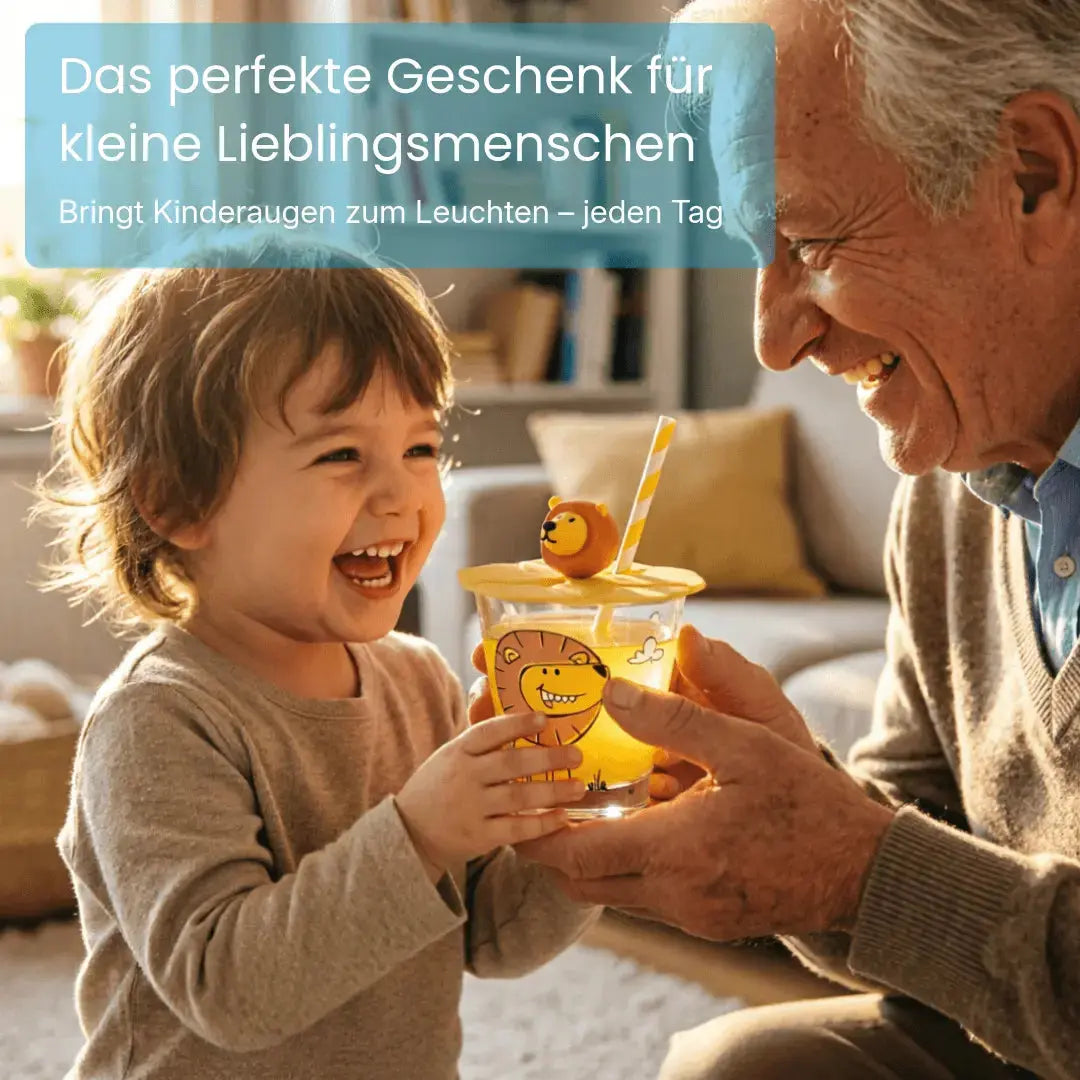 LEONARDO Glastasse - Löwe - TEABALLS GmbH