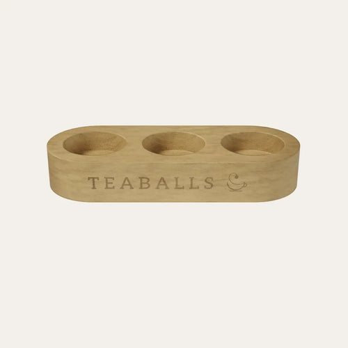 TEABALLS - 3er Holzaufsteller - TEABALLS GmbH