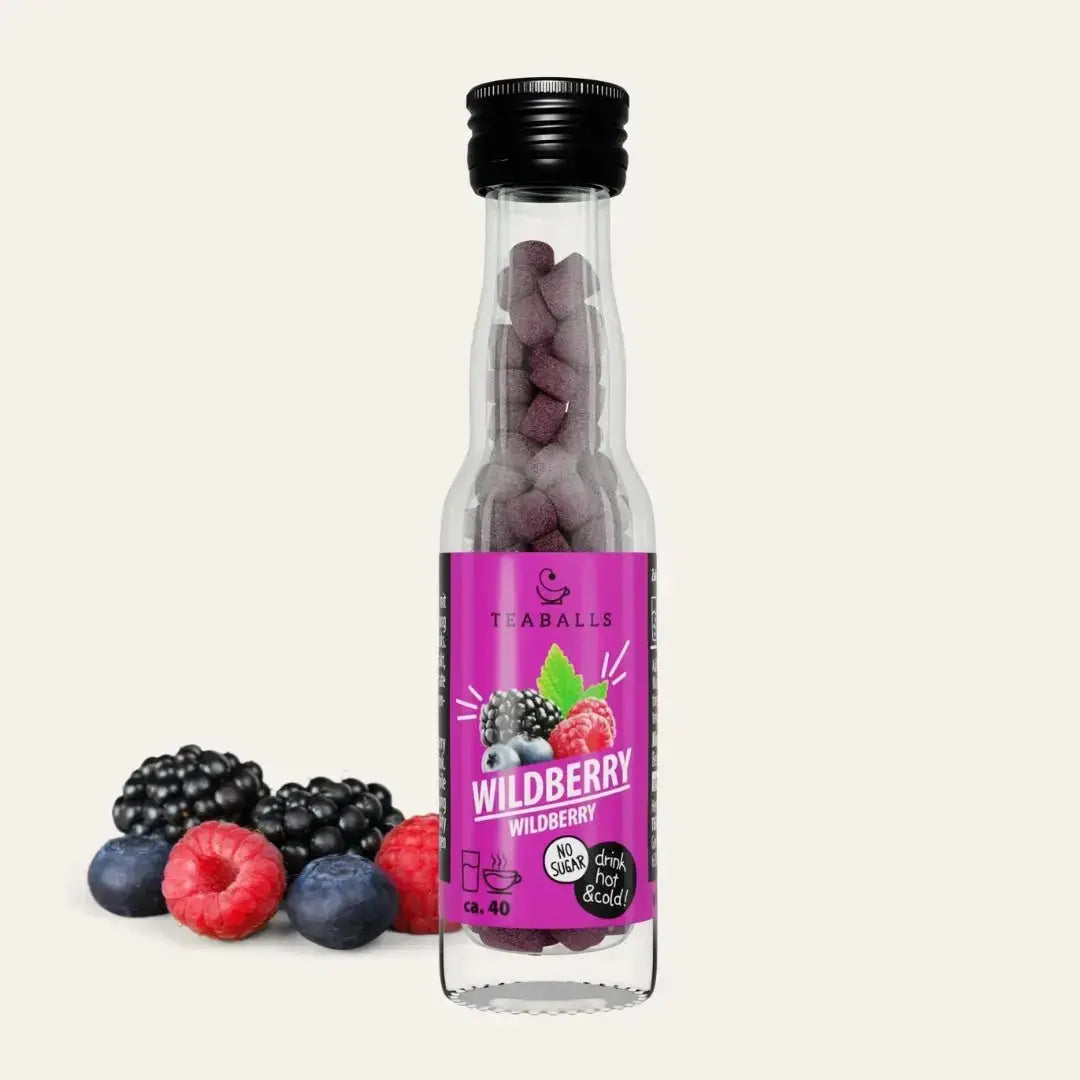 TEABALLS - 3er Set BEEREN MIX - HIMBEERE, WILDBERRY, ERDBEERE VIP - TEABALLS GmbH