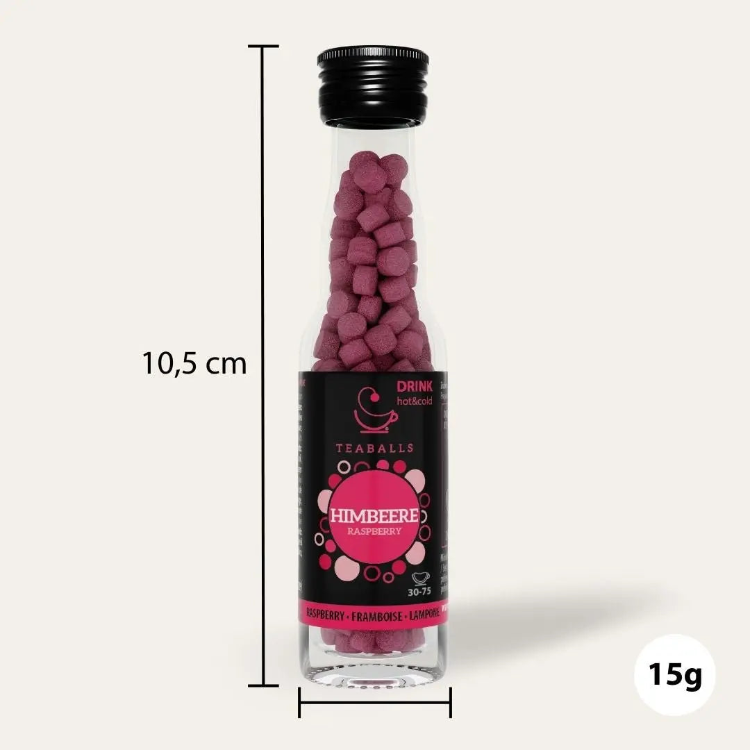 TEABALLS - 3er Set DANCE MIX – HIMBEERE, PFIRSICH, KIRSCHE - Teaballs