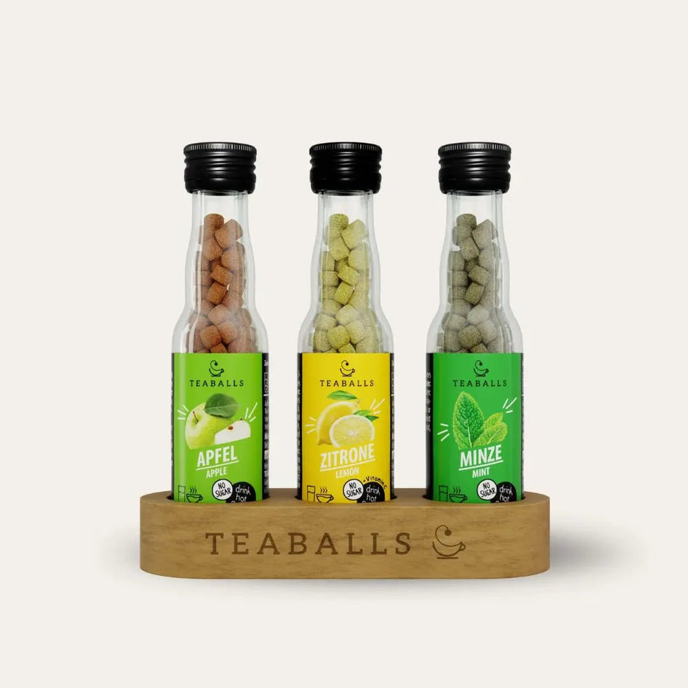 TEABALLS - 3er Set FRESH MIX - APFEL, ZITRONE, MINZE