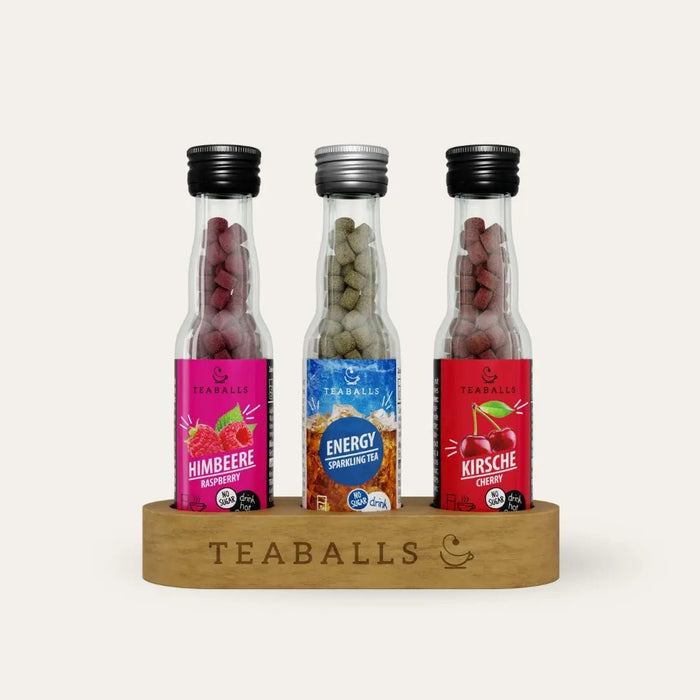 TEABALLS - 3er Set POWER TEA MIX - HIMBEERE, ENERGY, KIRSCHE - TEABALLS GmbH