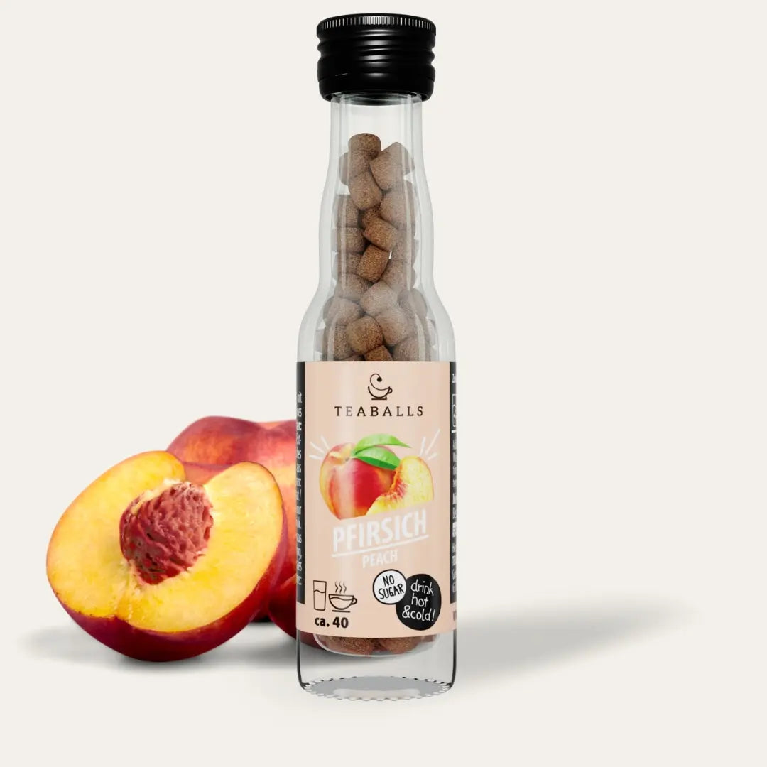 TEABALLS - 5er Set BIG CITRUS - ORANGE, PFIRSICH, APFEL, ZITRONE, MINZE - TEABALLS GmbH