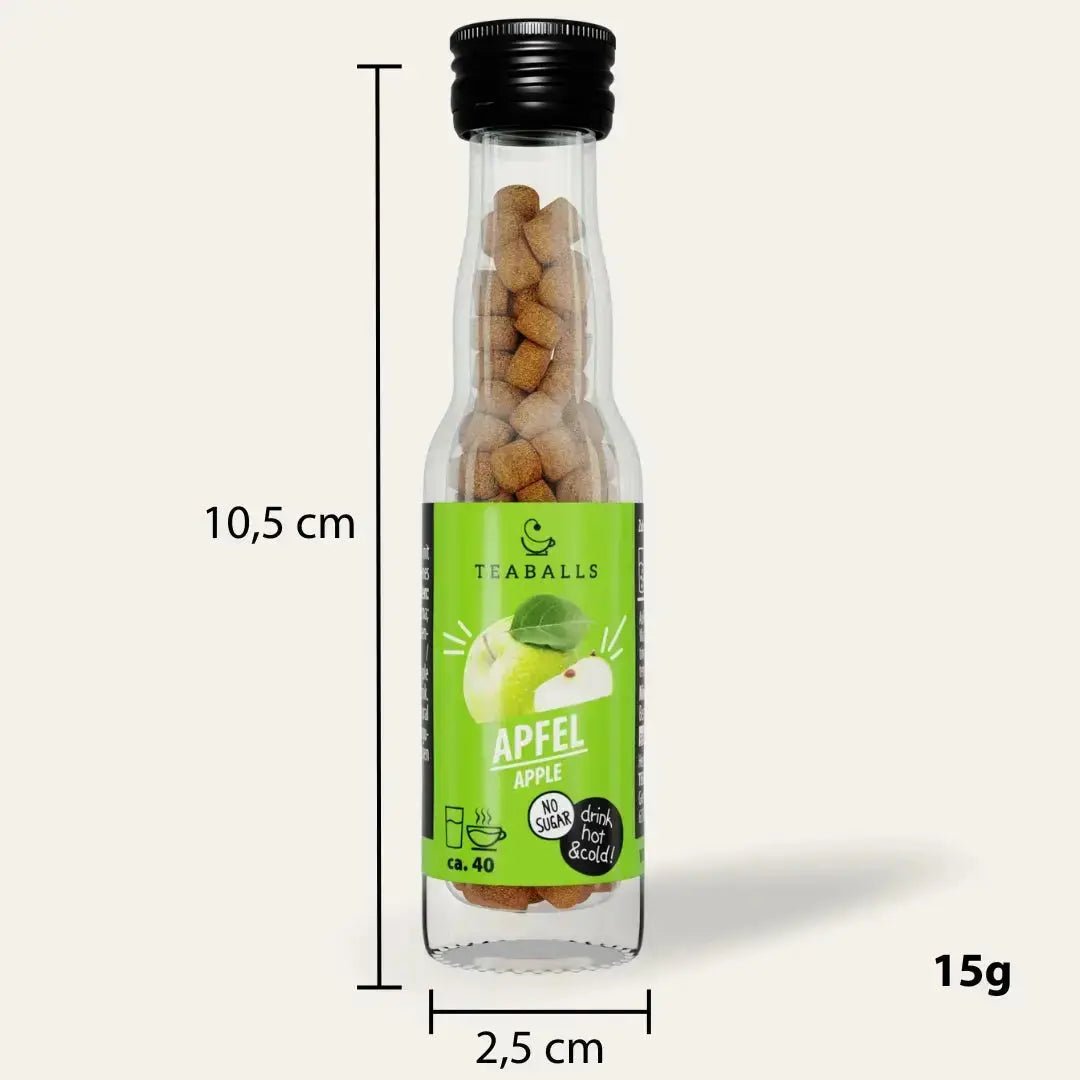 TEABALLS - 5er Set GROßE PAUSE - KIRSCHE, APFEL, ERDBEERE, HIMBEERE, ZITRONE - TEABALLS GmbH