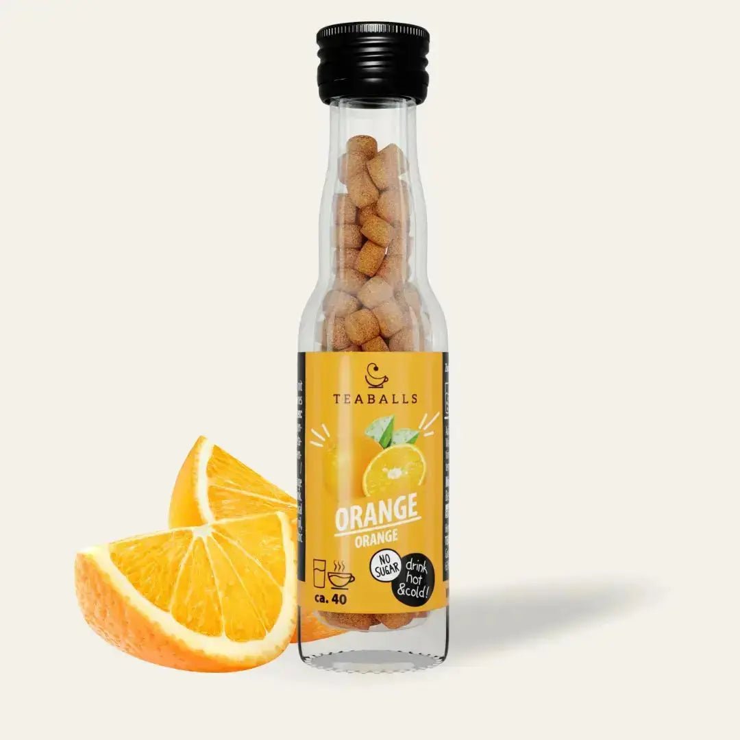 TEABALLS - 5er Set RAINBOW - HIMBEERE, ORANGE, ZITRONE, MINZE, WILDBERRY - TEABALLS GmbH