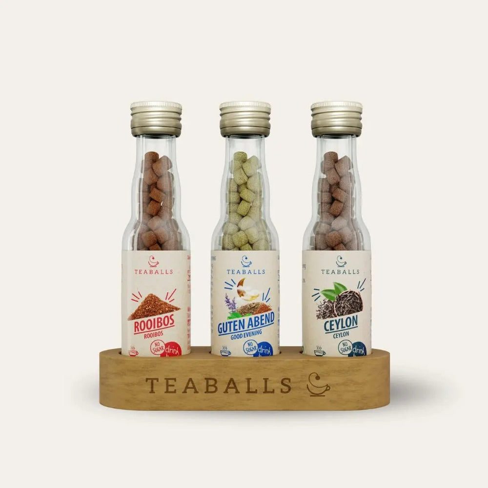 TEABALLS BIO - 3er Set RELAX - ROOIBOS, GUTEN ABEND, CEYLON
