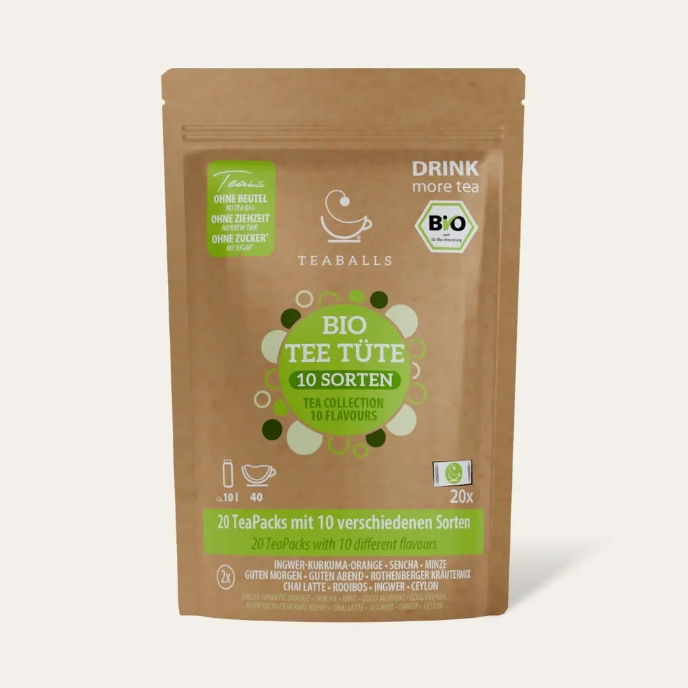 TEABALLS BIO – Probiertüte | 10 Sorten zum Testen