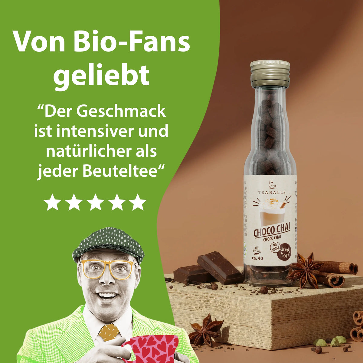 TEABALLS BIO – CHOCO CHAI - TEABALLS GmbH