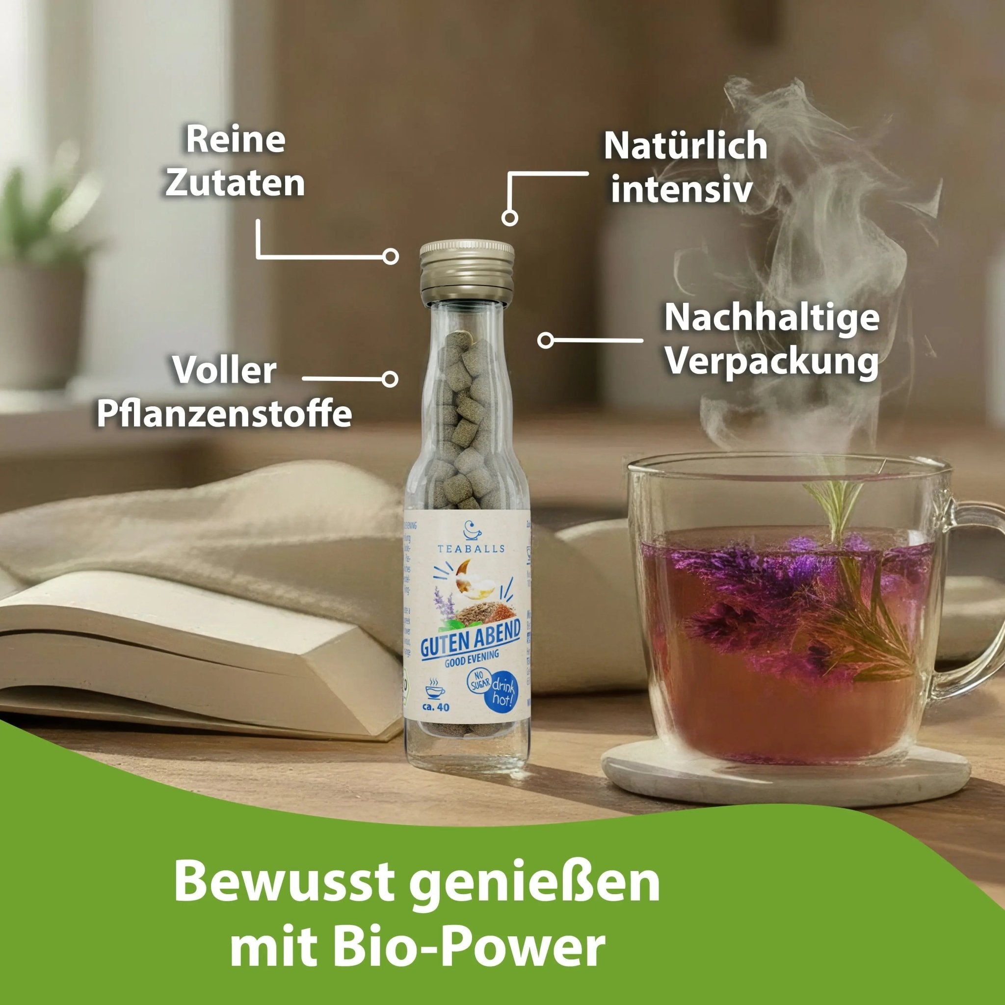 TEABALLS BIO – GUTEN ABEND TEE - TEABALLS GmbH