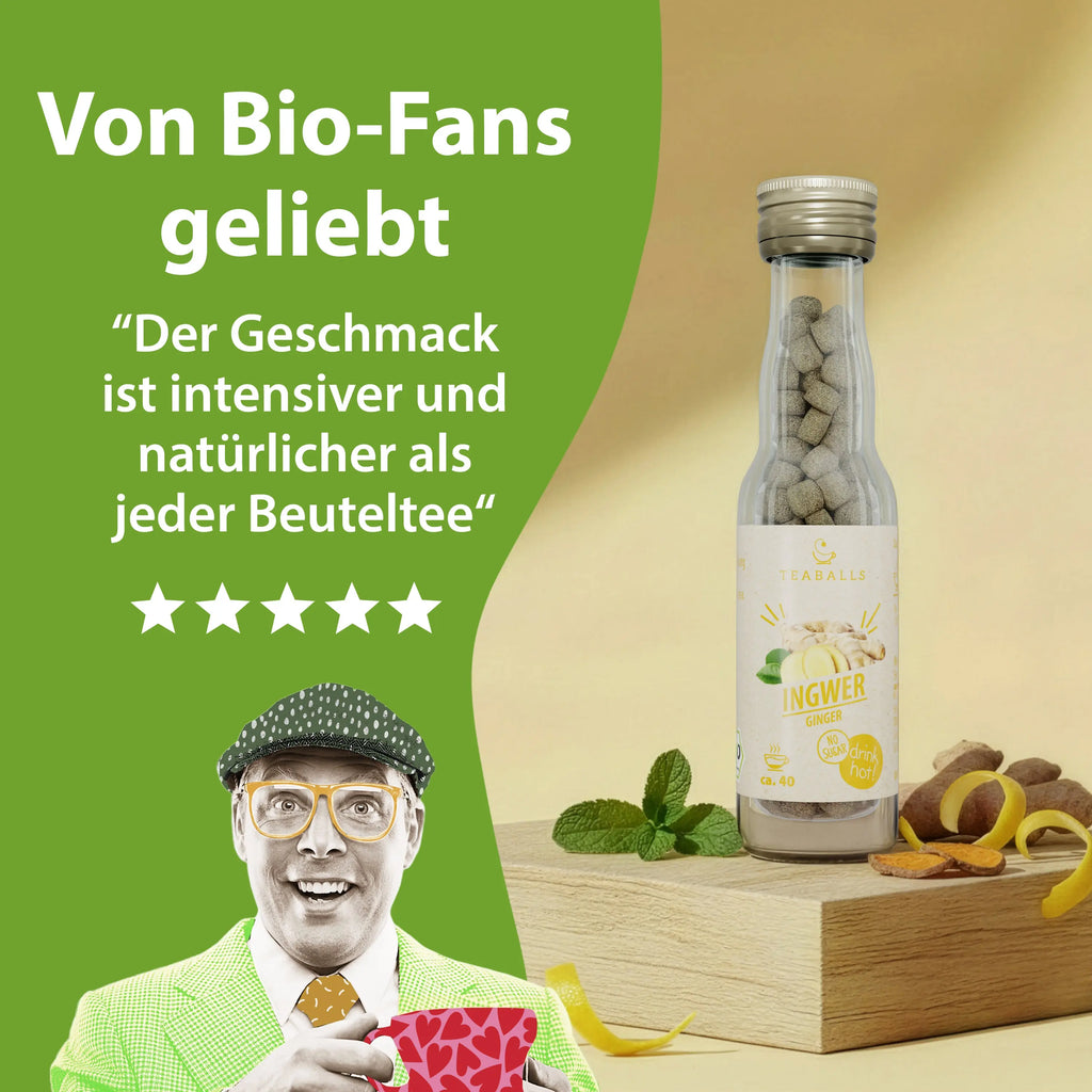 TEABALLS BIO – INGWER - TEABALLS GmbH