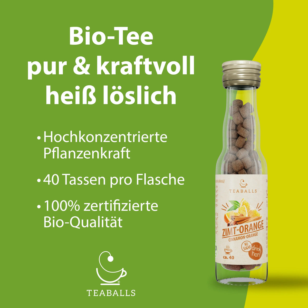 TEABALLS BIO - ZIMT ORANGE - TEABALLS GmbH
