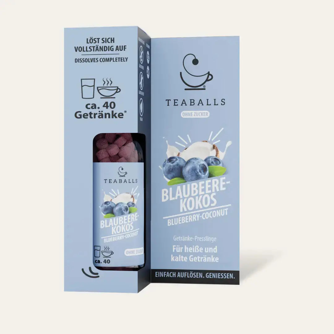 TEABALLS - BLAUBEERE-KOKOS - TEABALLS GmbH