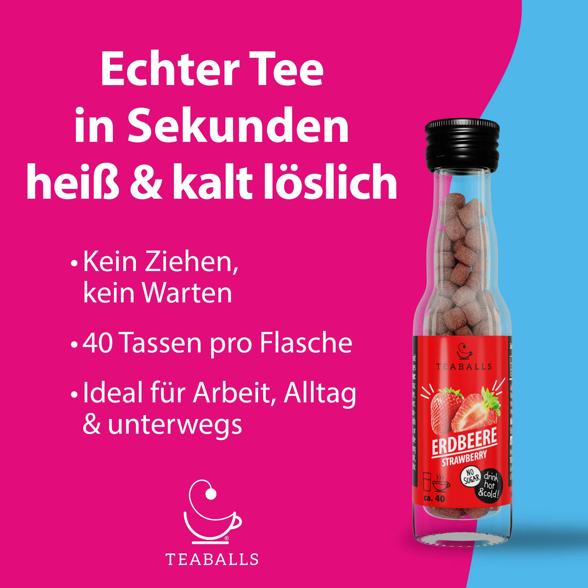 TEABALLS - ERDBEERE - TEABALLS GmbH